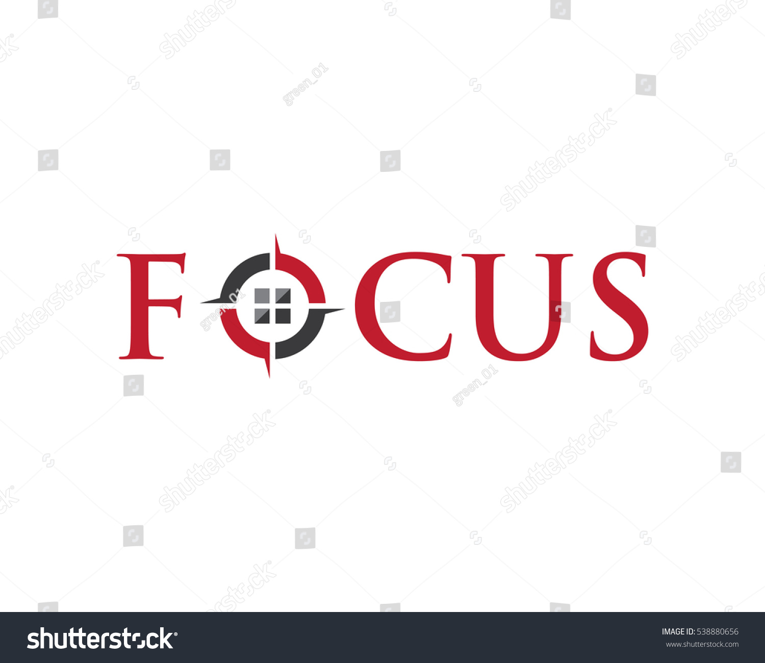 Focus Text Logo Template 스톡 벡터 538880656 - Shutterstock