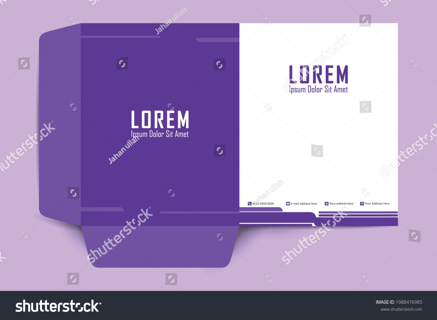 presentation folder cover design