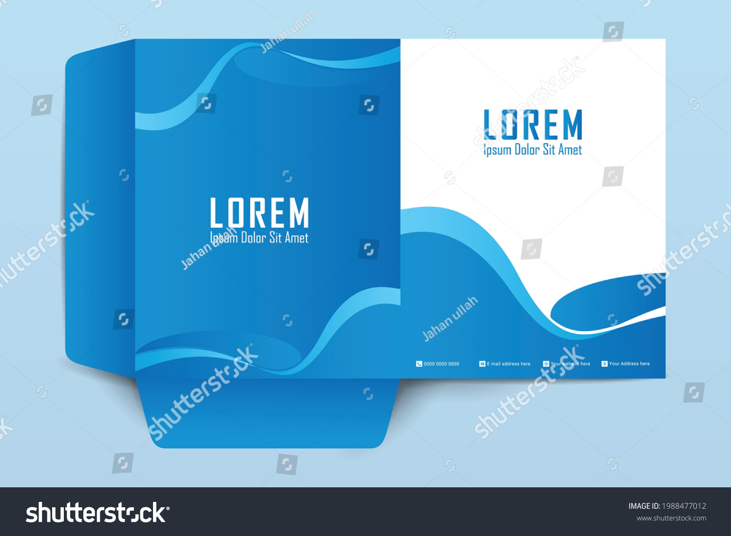 presentation folder cover design