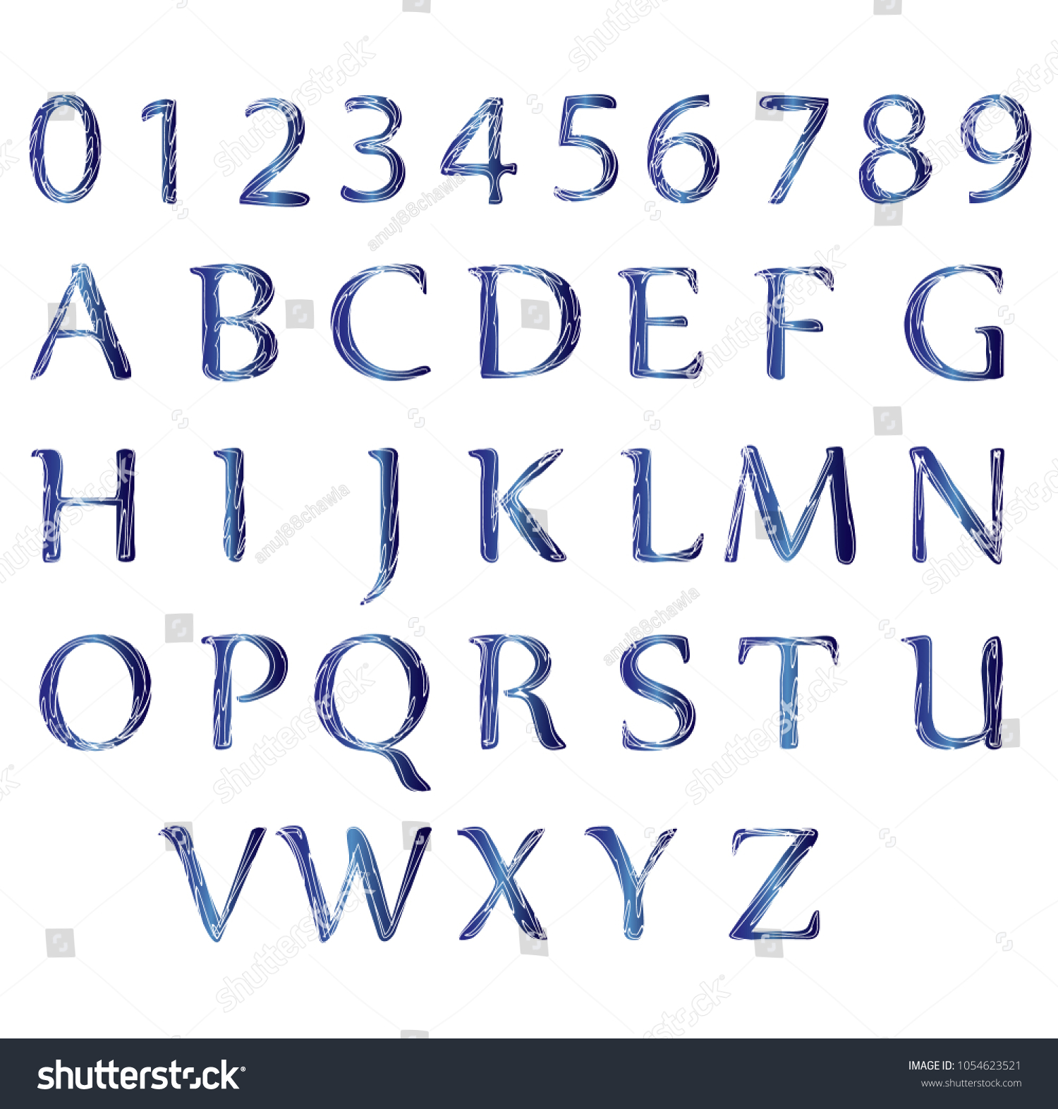 Worksheets A To Z Stylish Font Style font stylish alphabets grungy style stock vector 1054623521 in letters