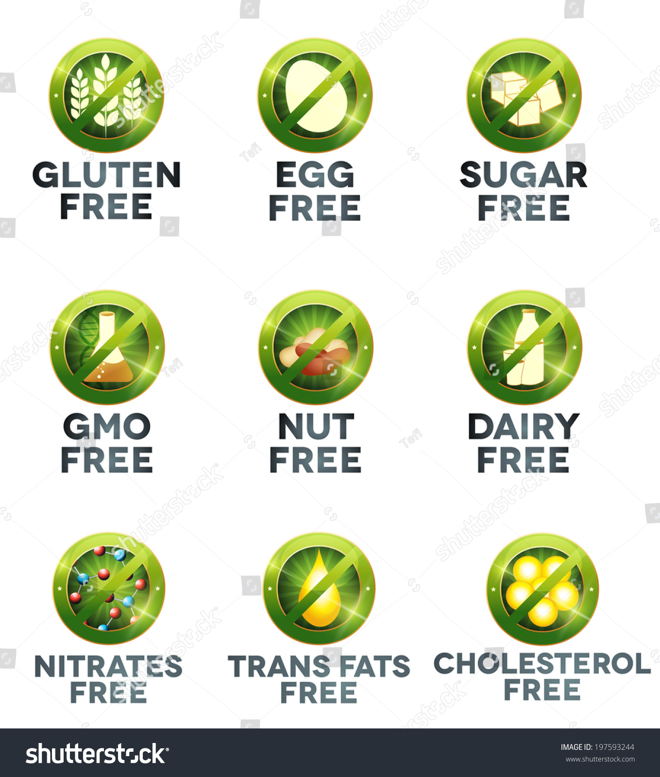 Food Diet Icon Collection Set Human Stock Vector Royalty Free 197593244 Shutterstock 2467