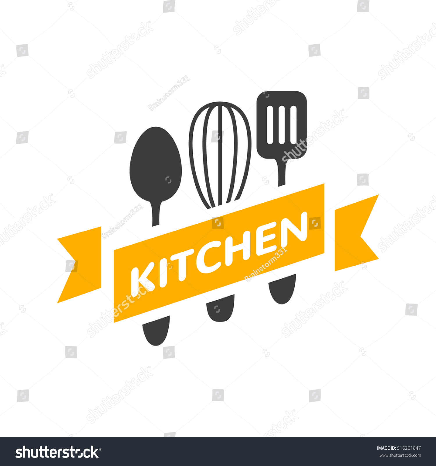food studio vector logo concept kitchen stock vector