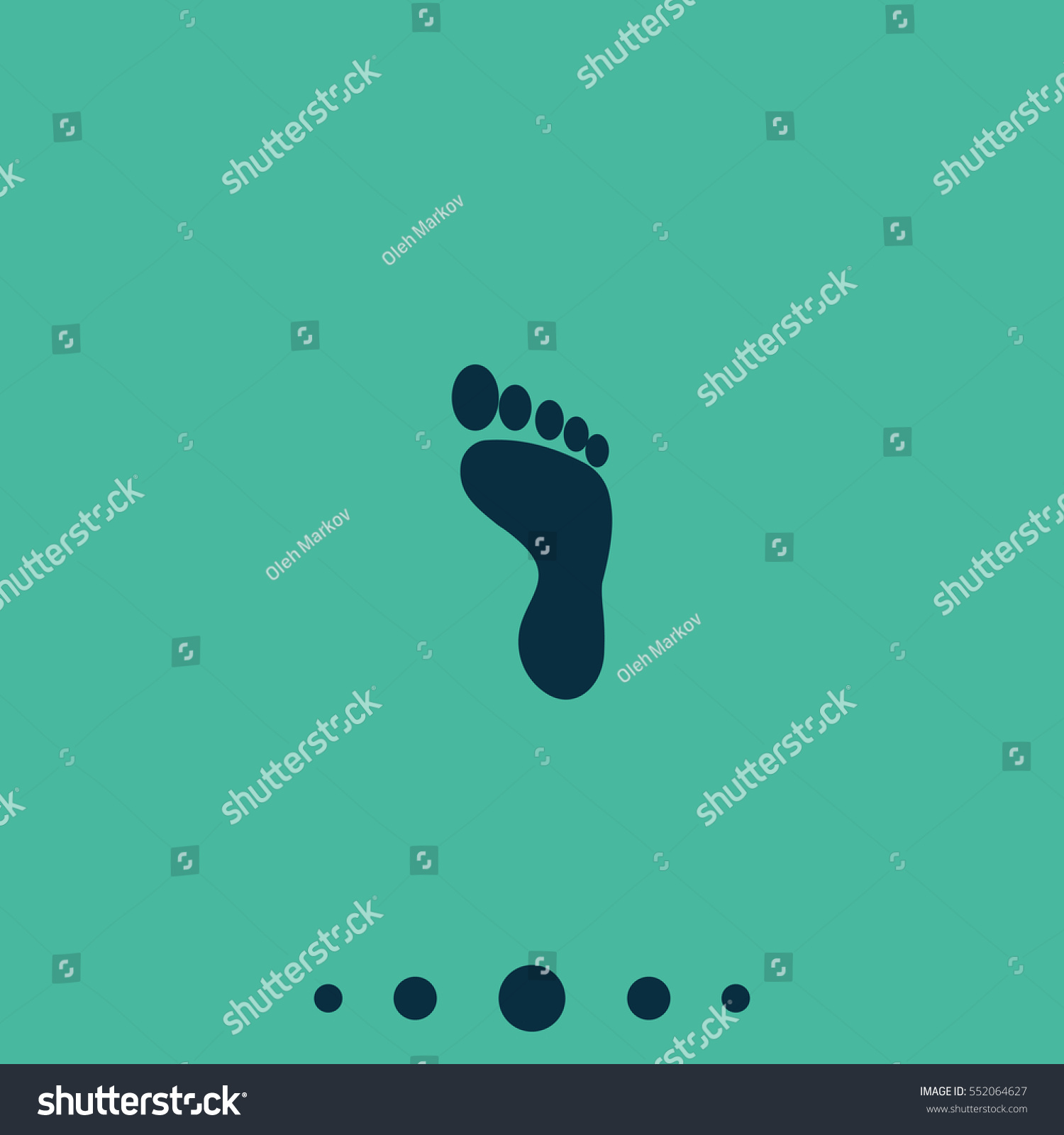 foot-symbol-icon-footstep-illustration-vector-de-stock-libre-de
