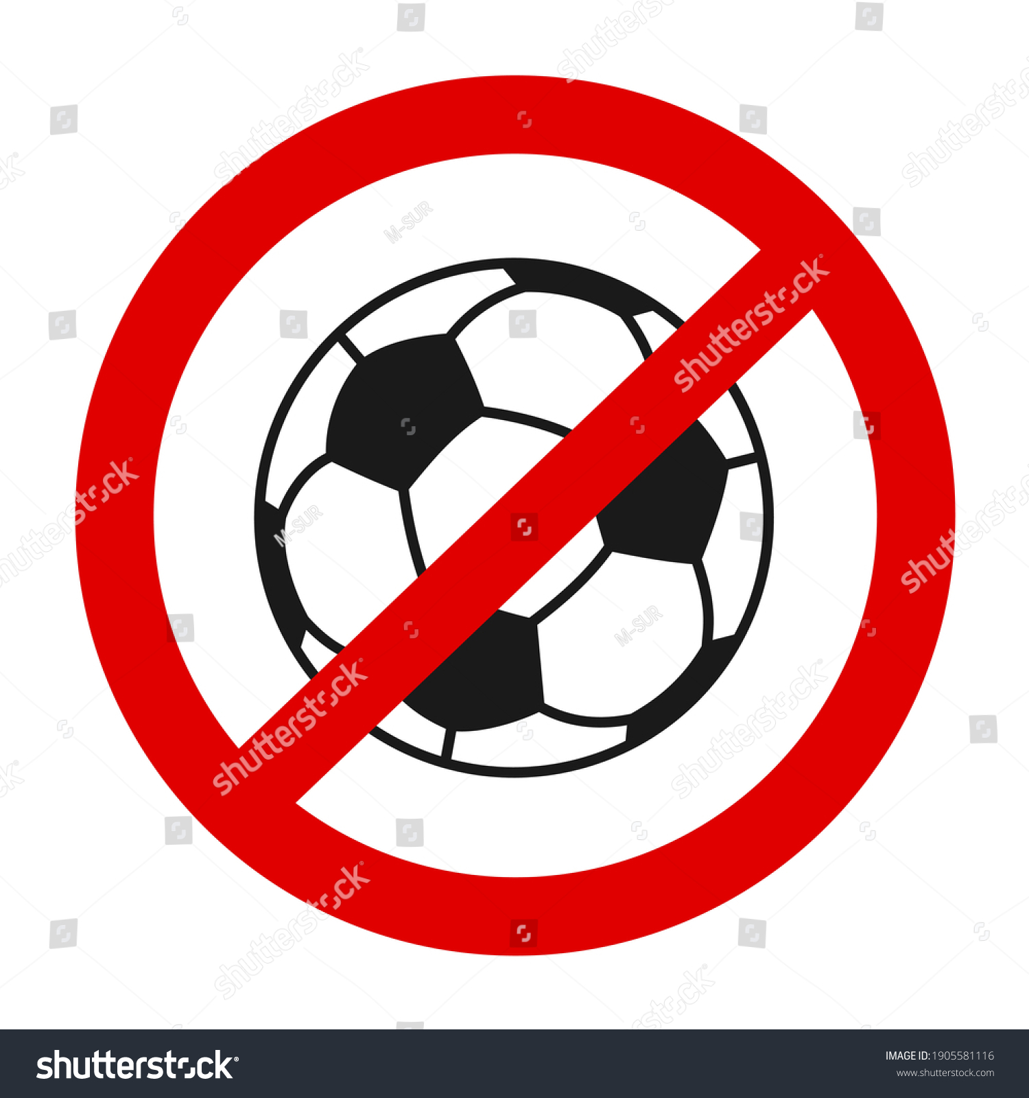 No soccer Images, Stock Photos & Vectors | Shutterstock