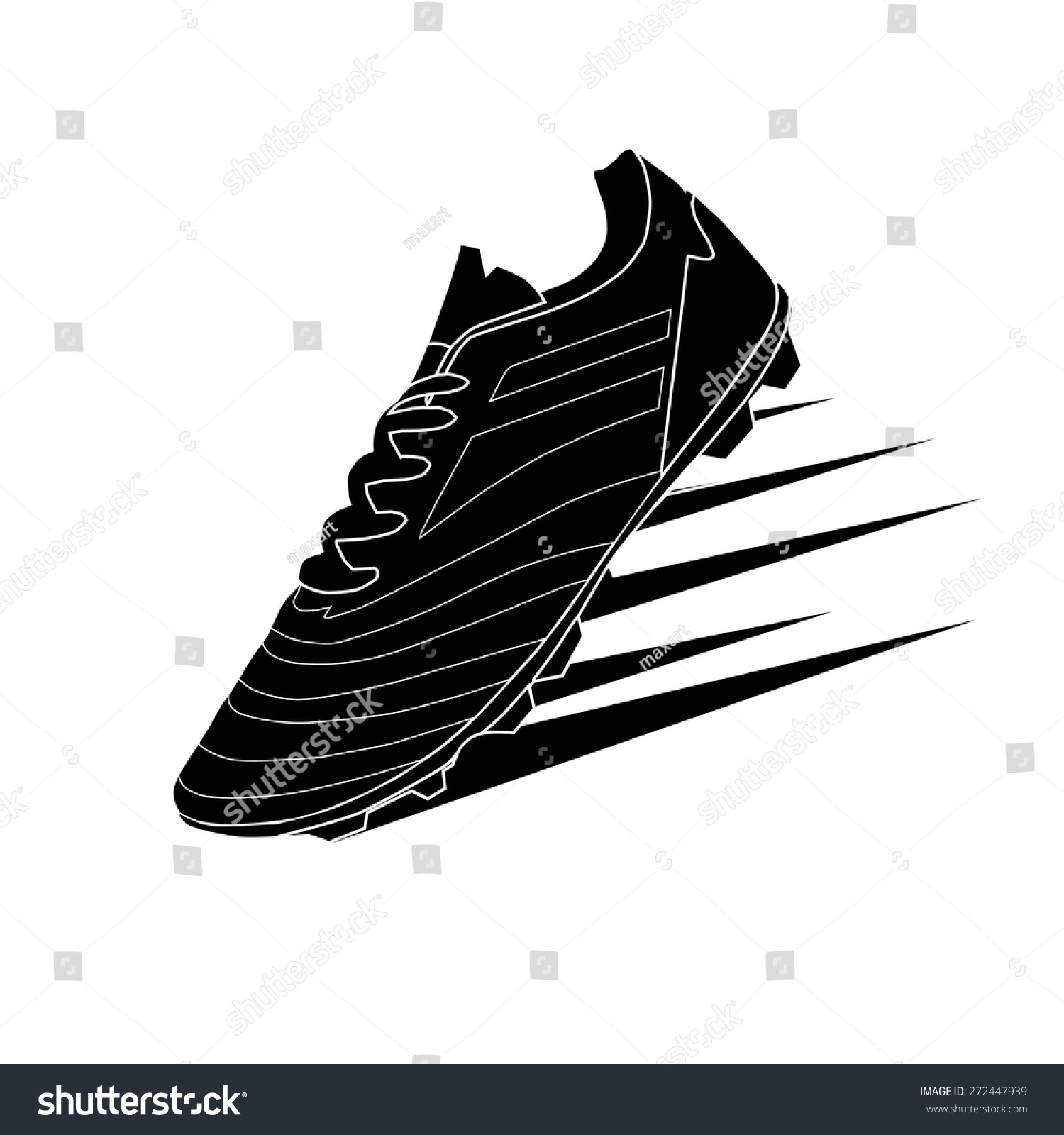 vector football shoes