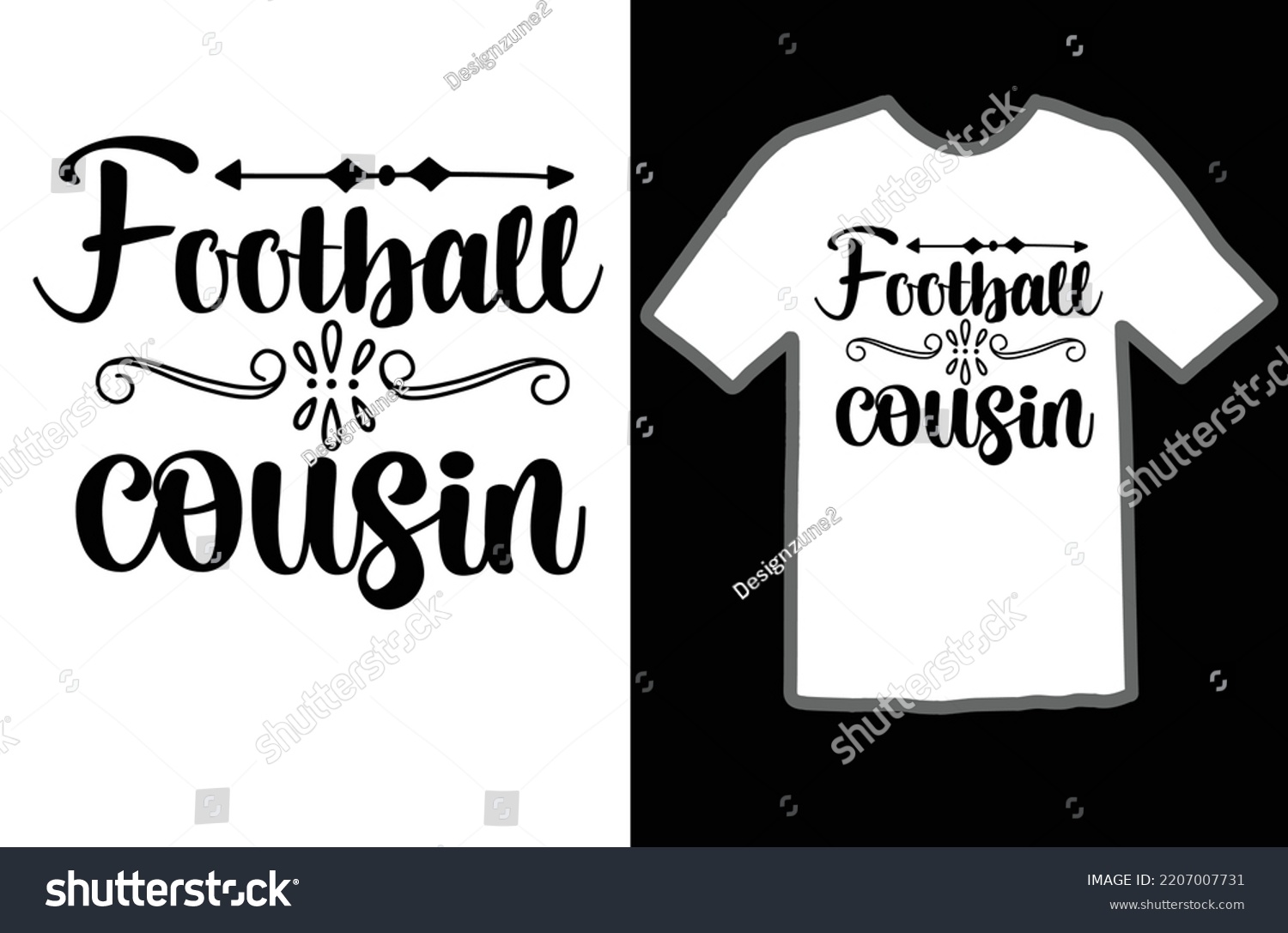 SVG of Football cousin svg design file svg