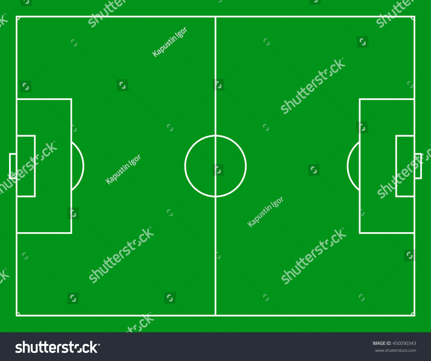 Football Field Stock Vector (Royalty Free) 450090343 | Shutterstock