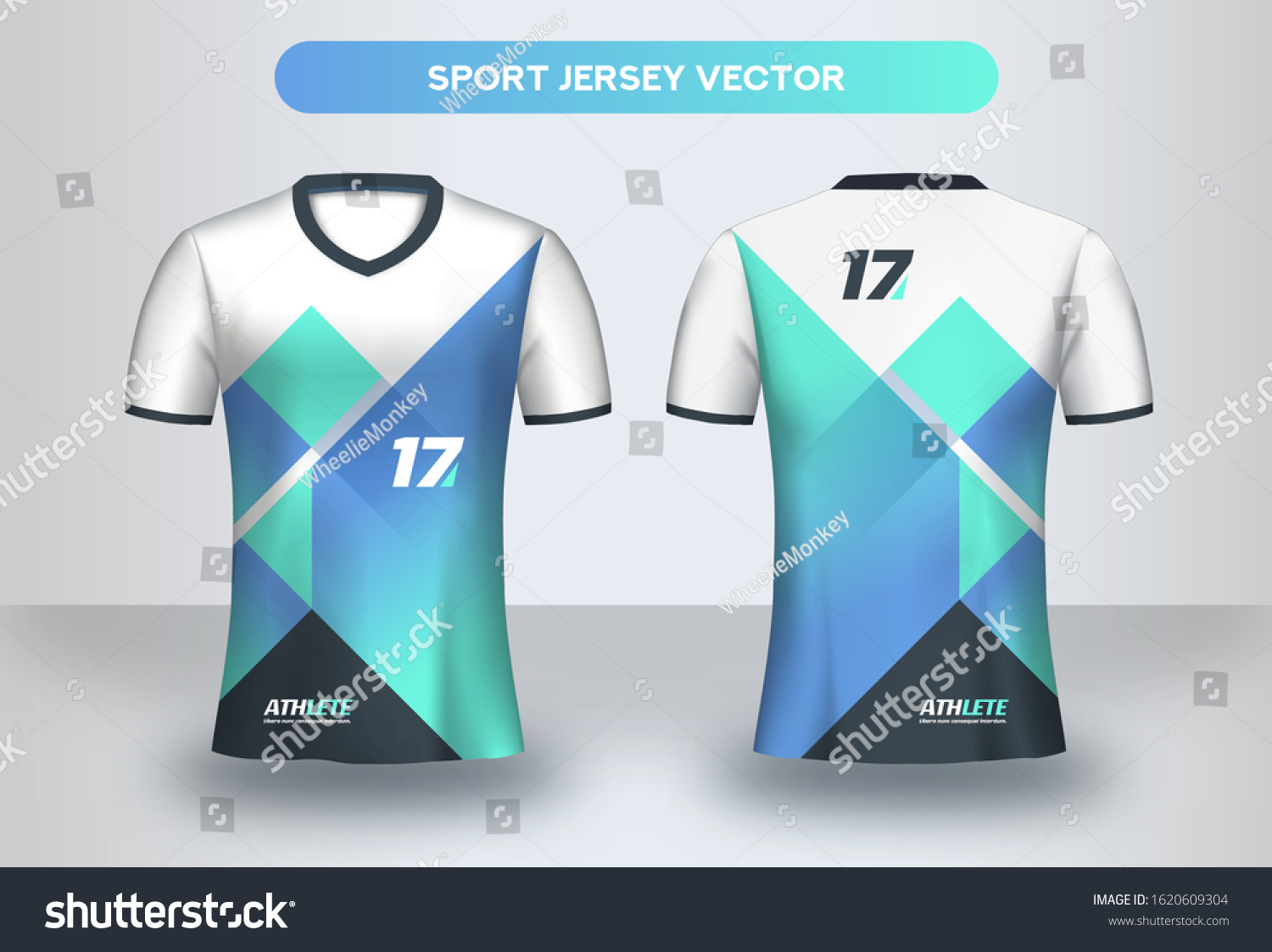 Football Jersey Design Template Corporate Design Vector De Stock