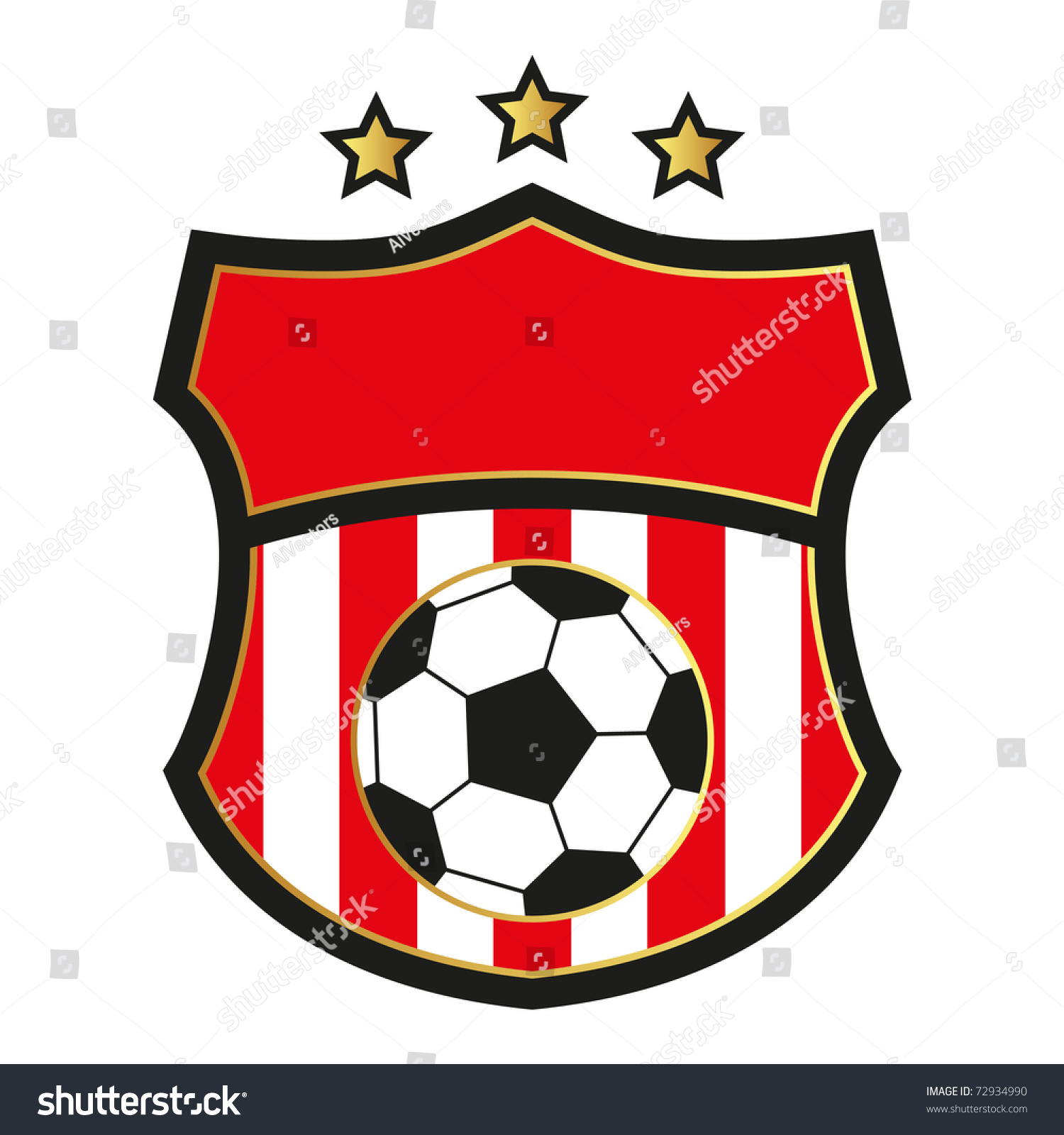 Football Logo Stock Vector 72934990 - Shutterstock