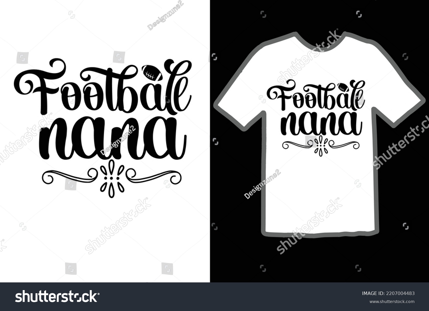 SVG of Football nana svg design file svg
