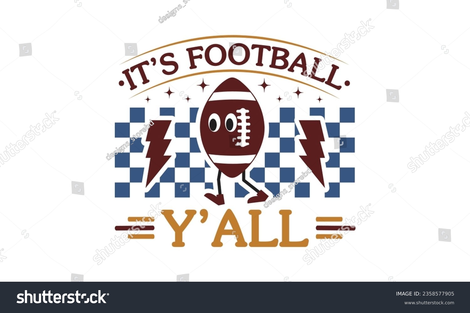 SVG of Football y'all svg, Football SVG, Football T-shirt Design Template SVG Cut File Typography, Files for Cutting Cricut and Silhouette Cut svg File, Game Day eps, png svg
