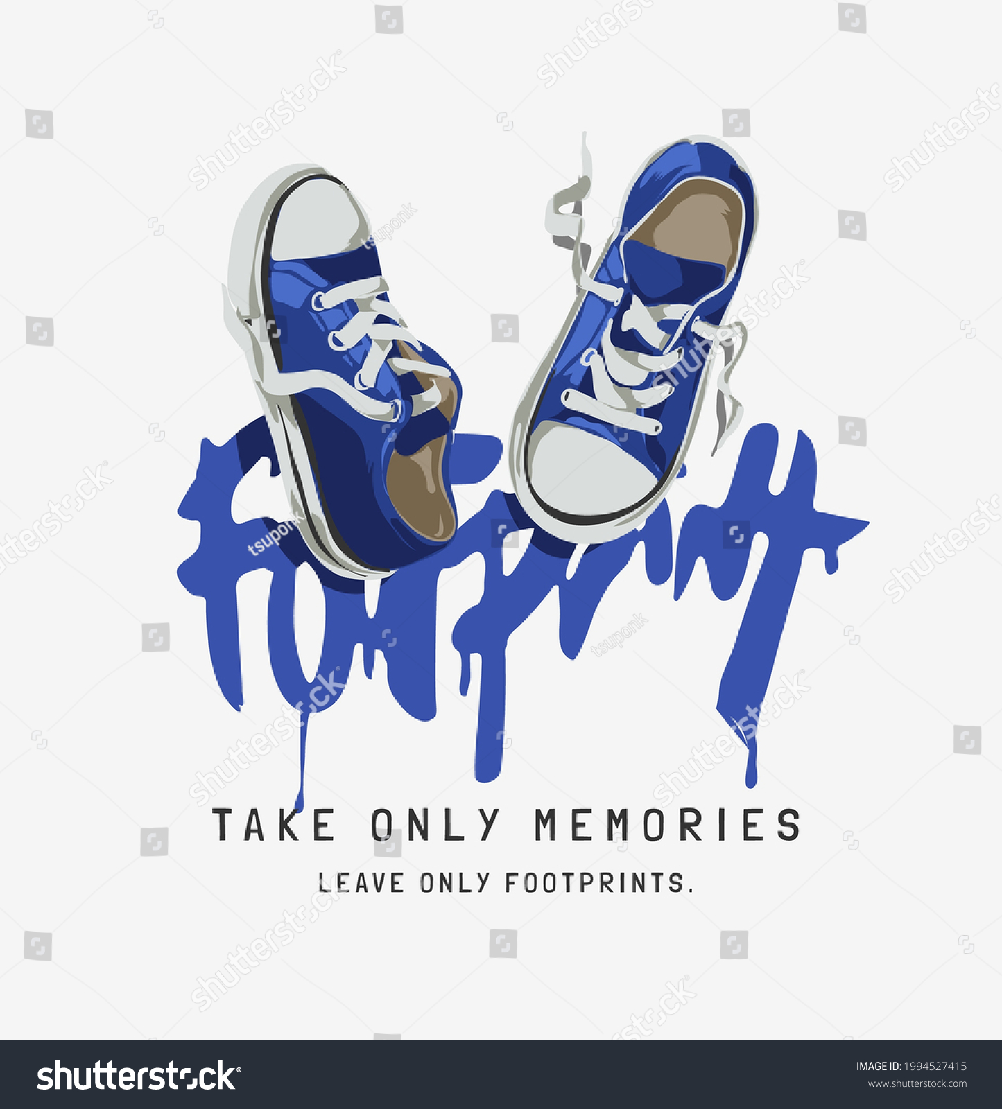 3 рез. по запросу «Typography slogan with blue sneaker illustration
