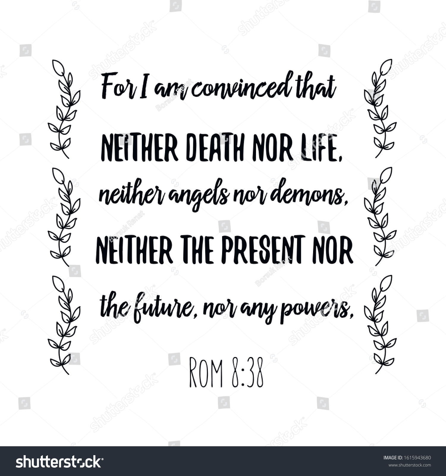 Convinced That Neither Death Nor Life Stock Vector Royalty Free 1615943680