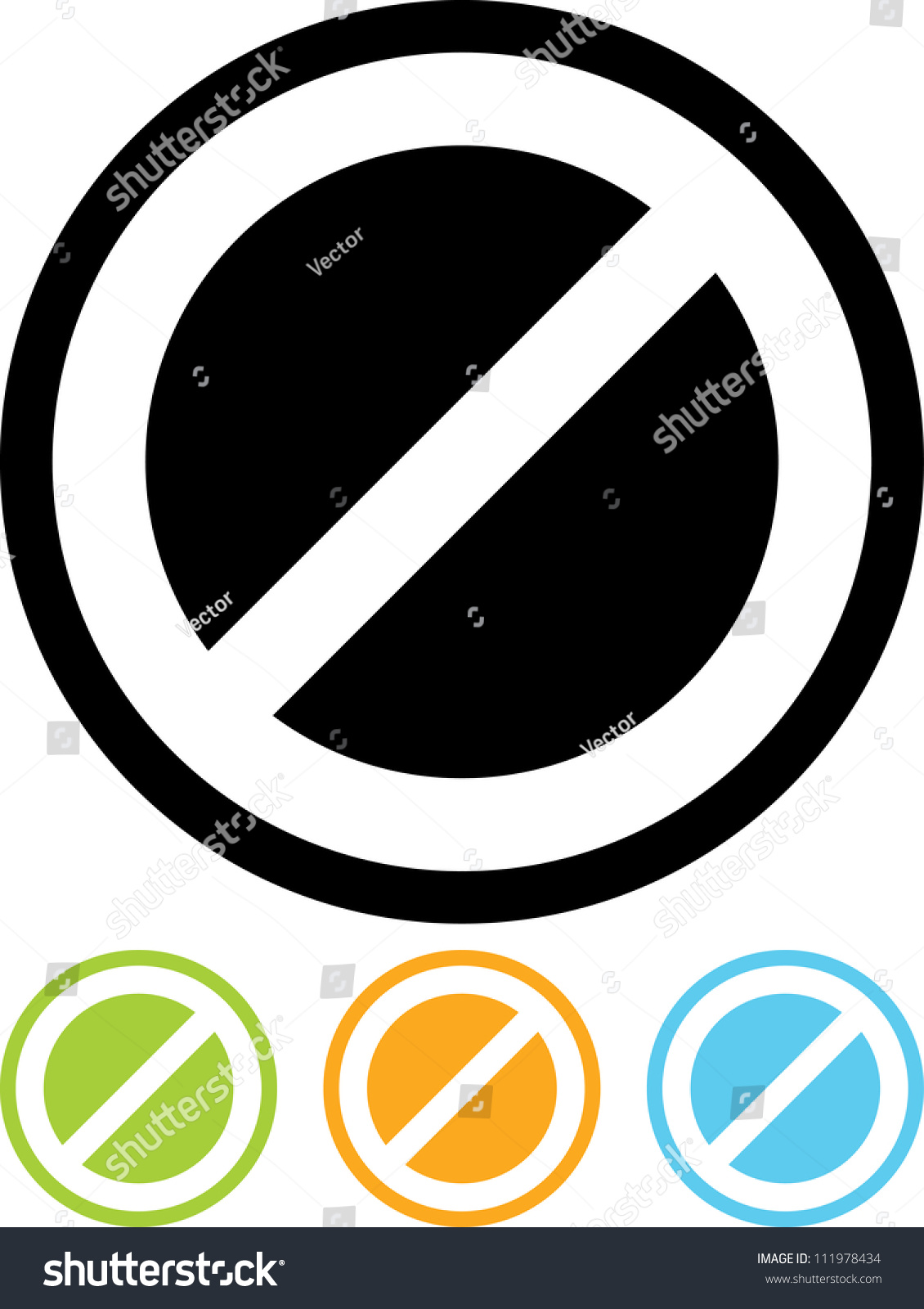 SVG of Forbidden warning sign - Vector icon isolated svg