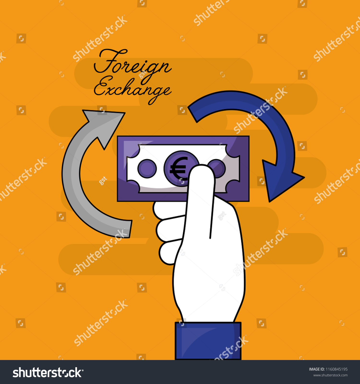 Foreign Exchange Card Stock Vector (Royalty Free) 1160845195