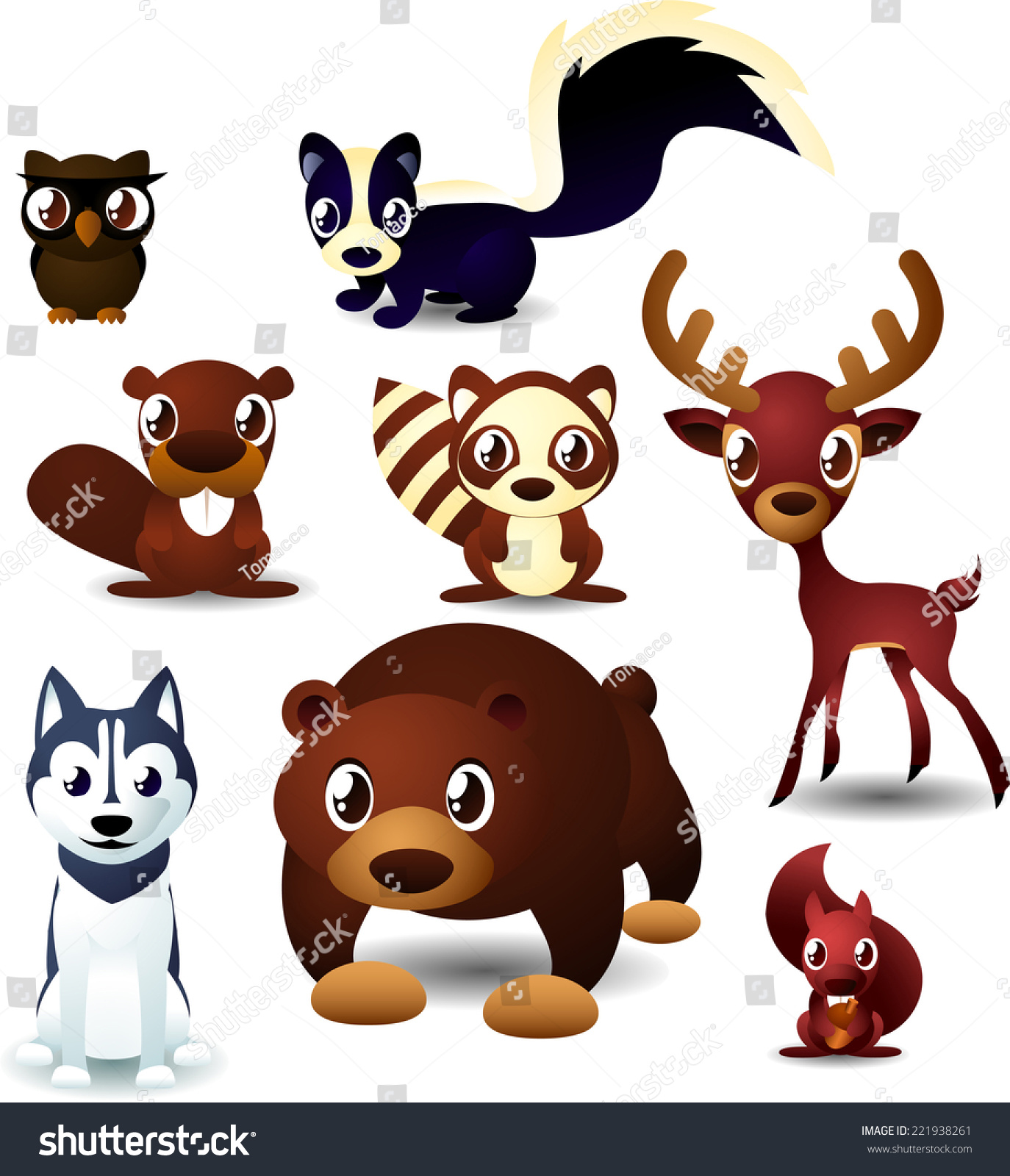 Different Pictures Of Animals Cartoon