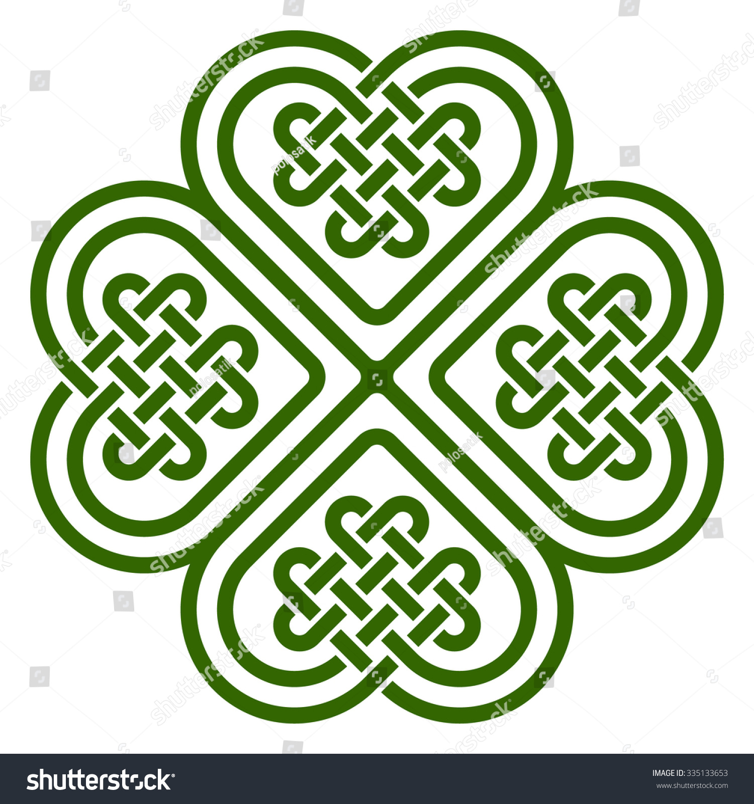 Celtic Heart Knot Vector