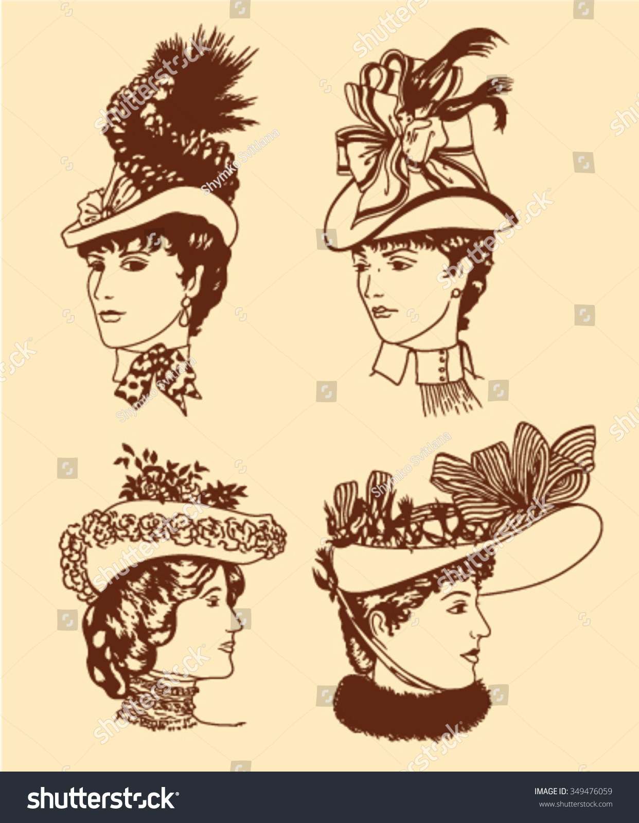 retro style hats