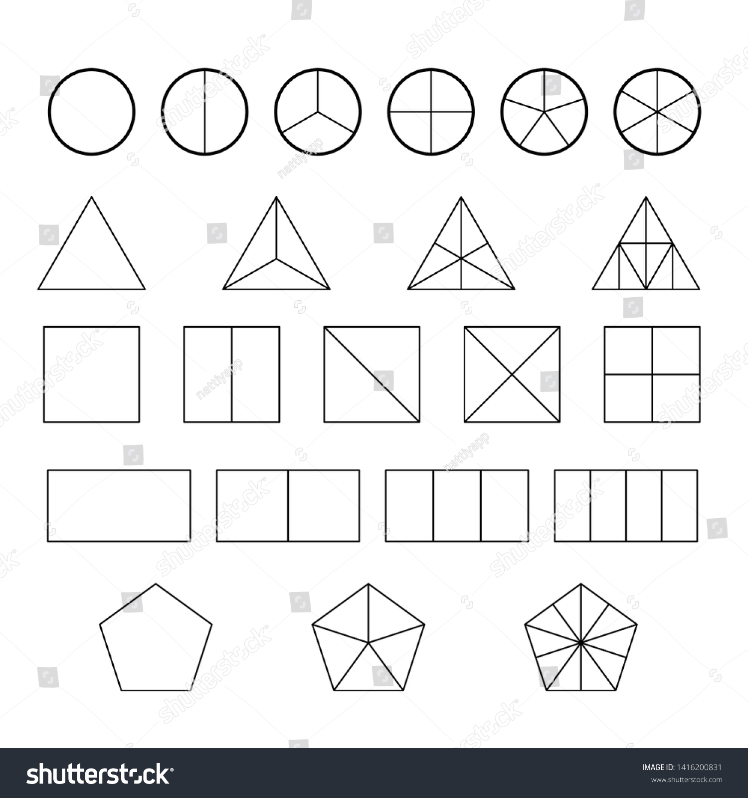 fraction-mathematics-fraction-calculator-simplifying-fractions-stock