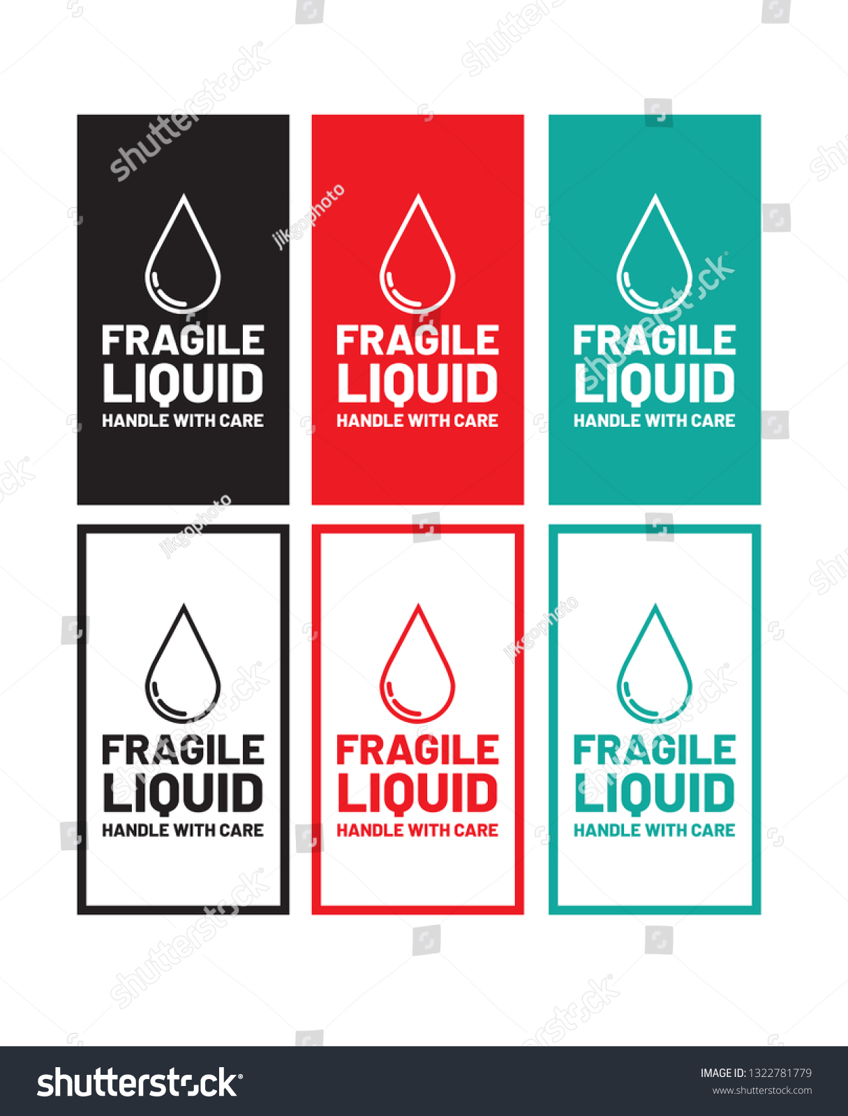 Fragile Liquid Handle Care Shipping Label Stock Vector Royalty Free Fragile Liquid Handle Care Shipping Label Stock Vector Royalty Free