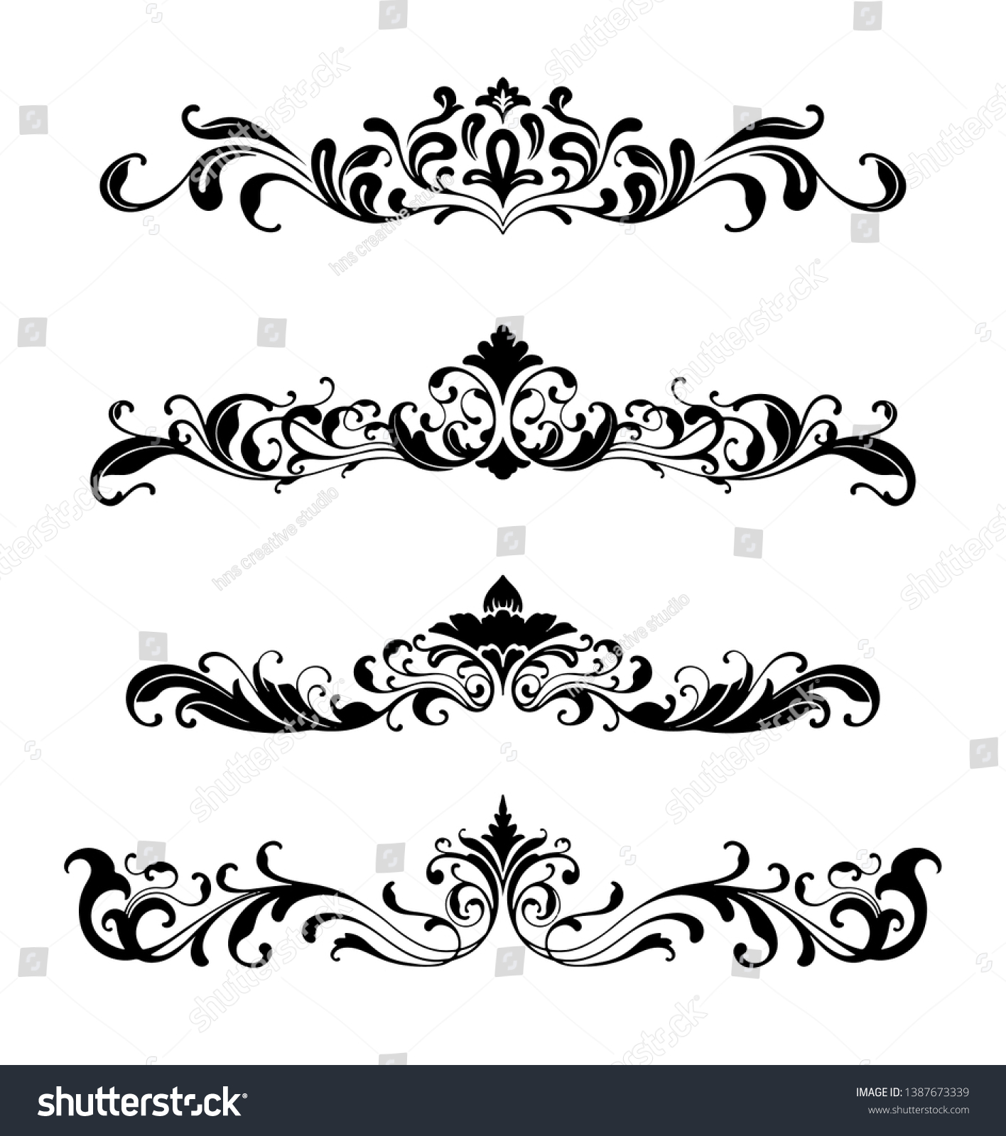 Frame Border Design Template Eps Format Stock Vector (Royalty Free ...