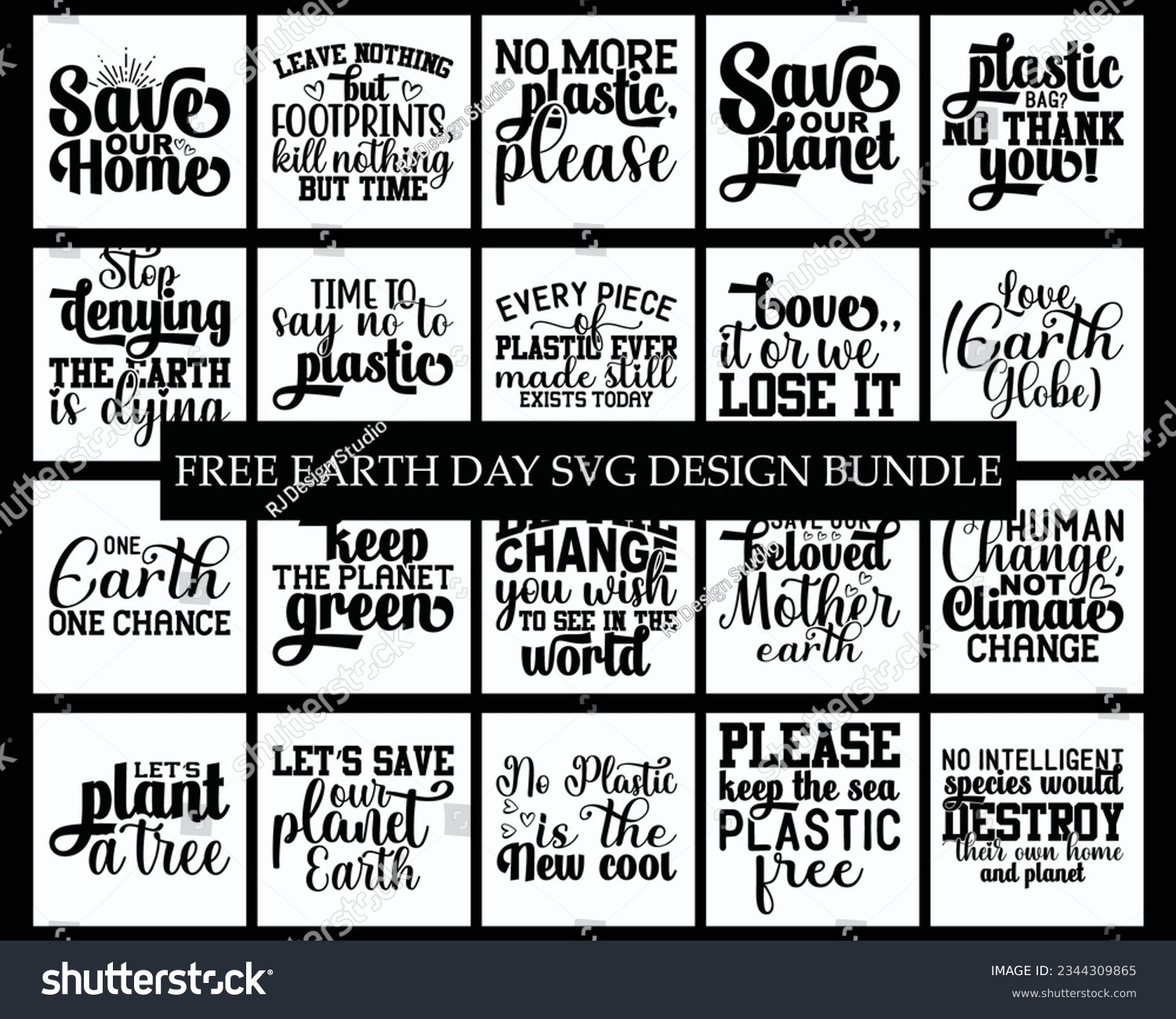 SVG of Free Earth Day SVG Design bundle, Earth Day Quotes SVG Design svg