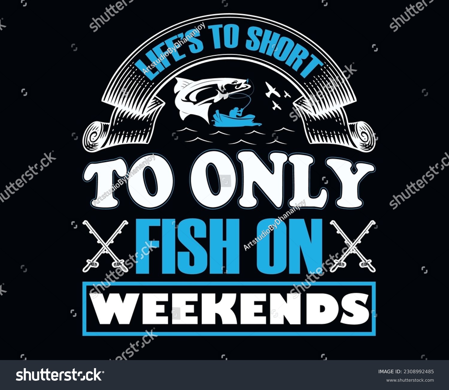 SVG of Free Fishing Quotes T-shirt Design Bundle   SVG Design Bundle  svg