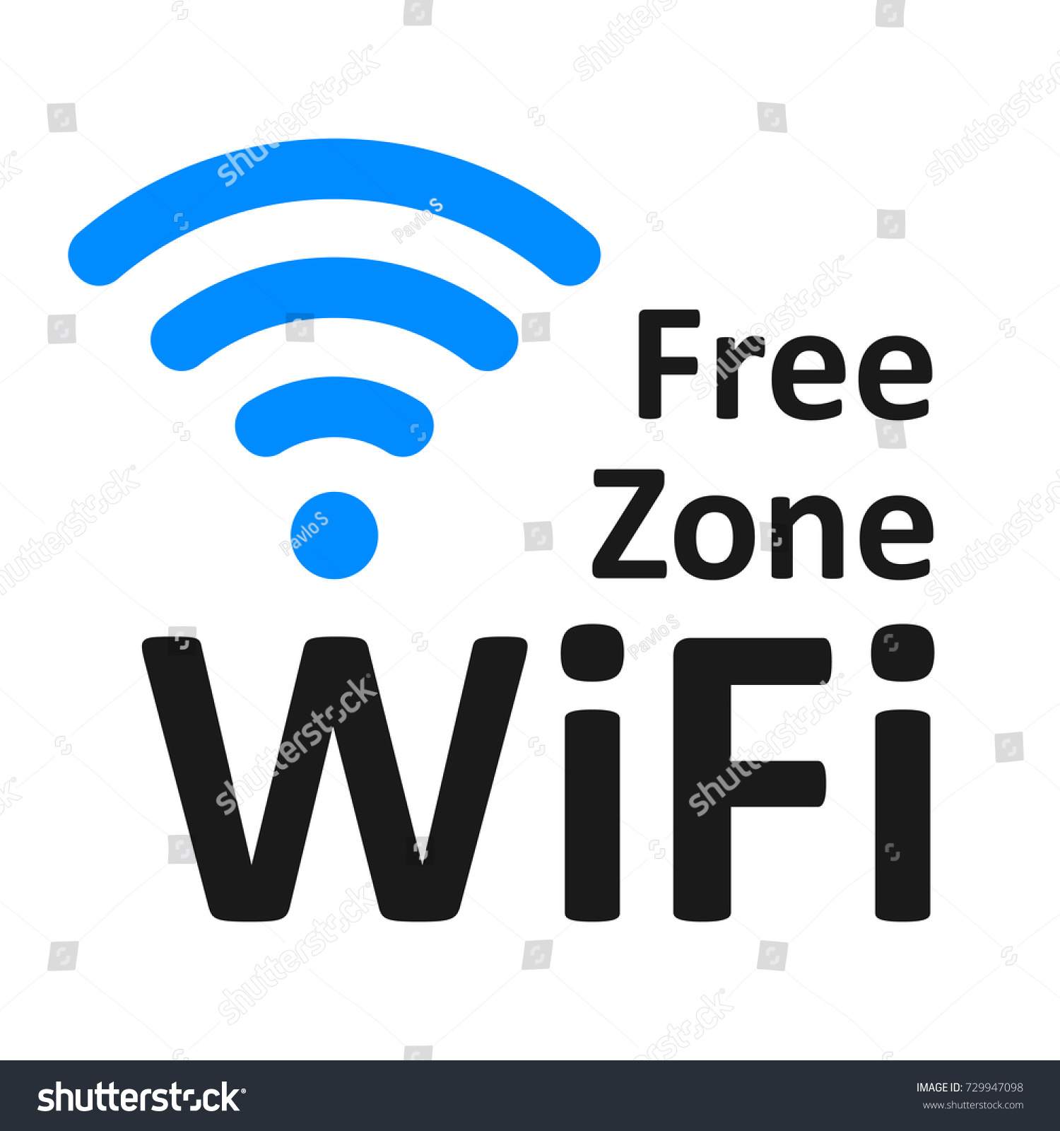 Free Wifi Logo Zone Vector Stock のベクター画像素材 ロイヤリティフリー