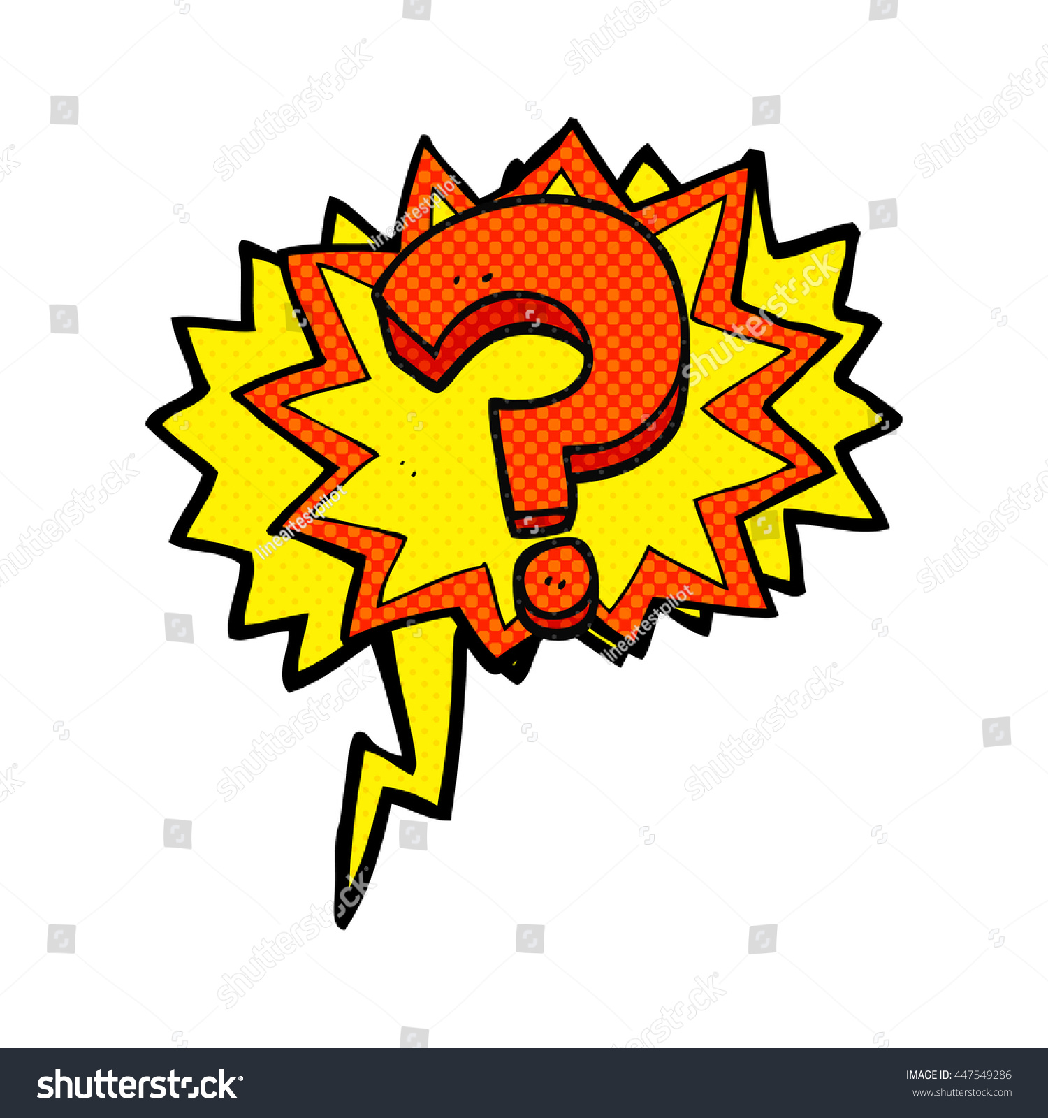 Freehand Drawn Comic Book Speech Bubble Stock Vector (Royalty Free ...