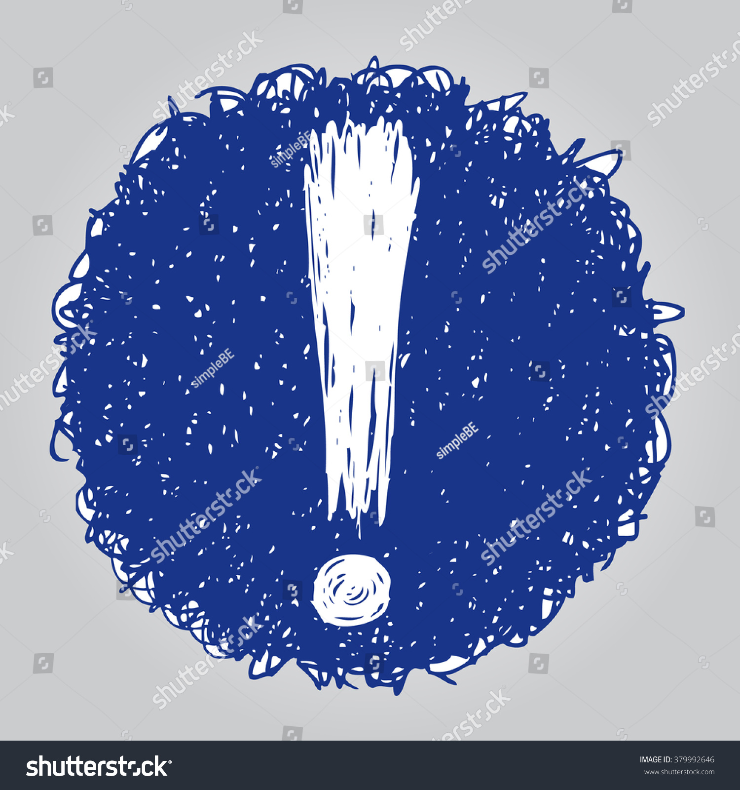 freehand-sketch-illustration-exclamation-mark-doodle-image