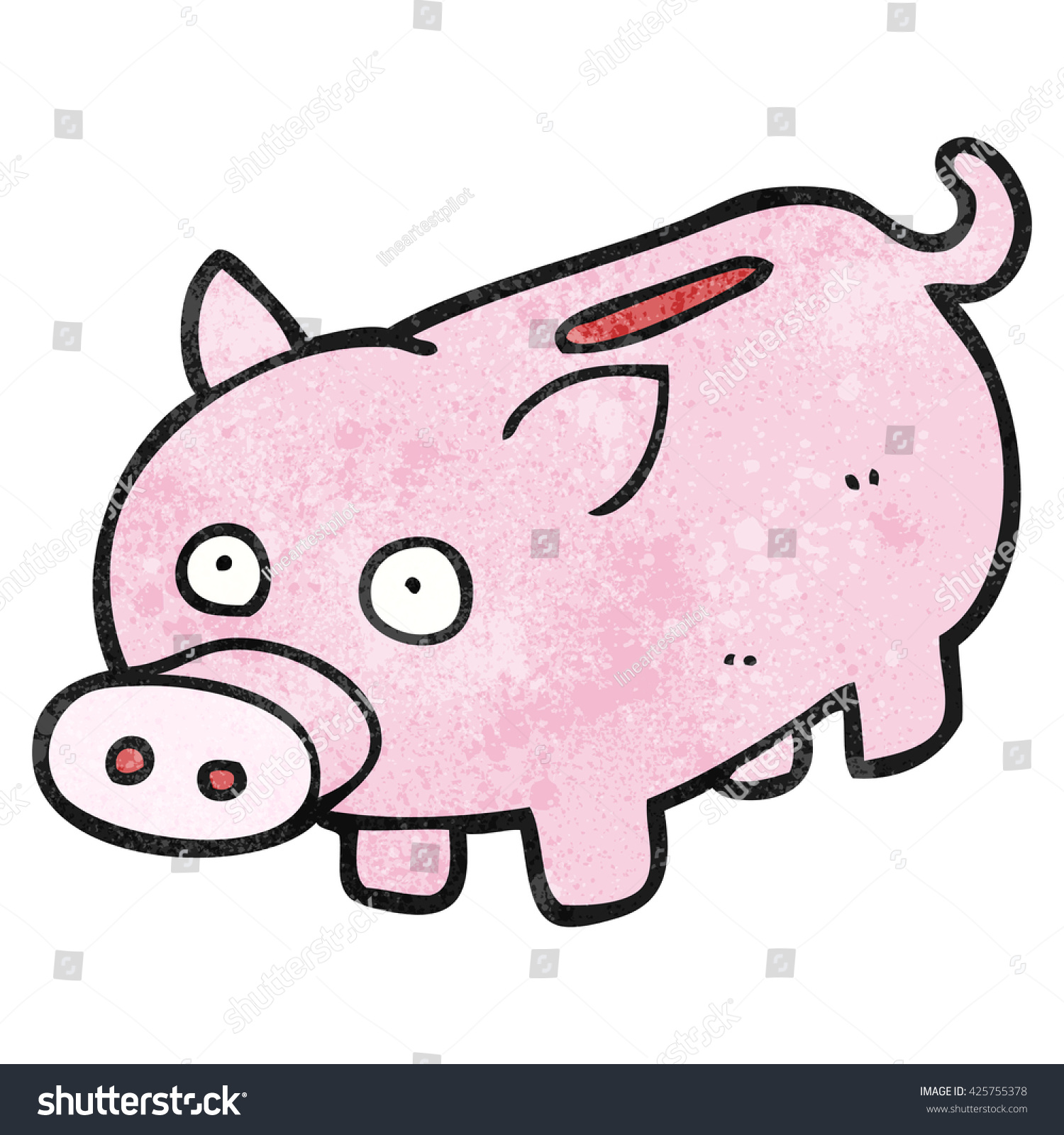 pig vector illustration ez canvas