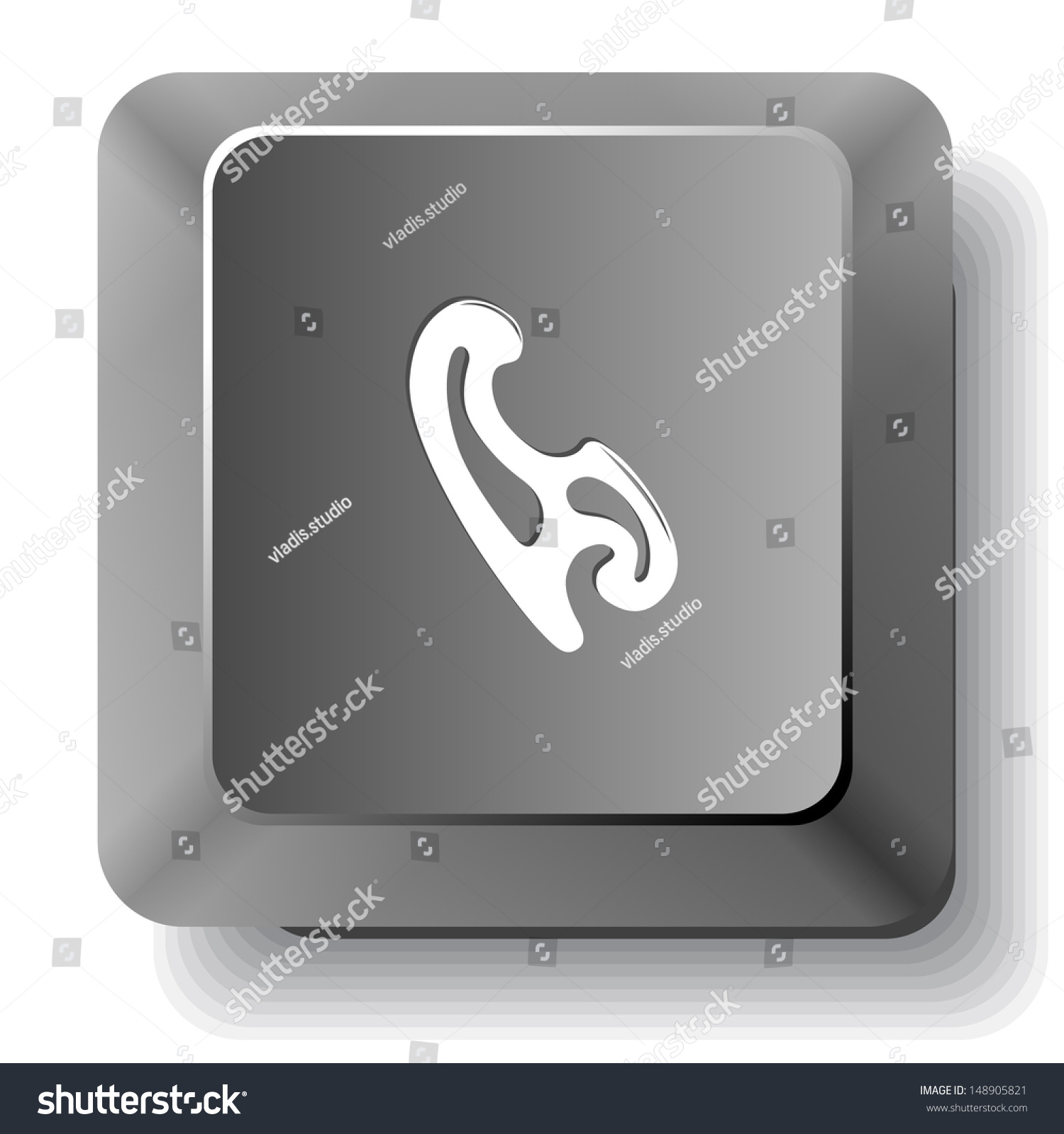 French Curve Vector Computer Key: เวกเตอร์สต็อก (ปลอดค่าลิขสิทธิ์ ...