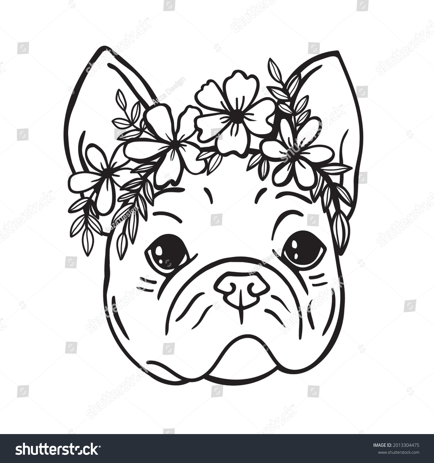 SVG of French dog svg bulldog Cute dog svg file svg