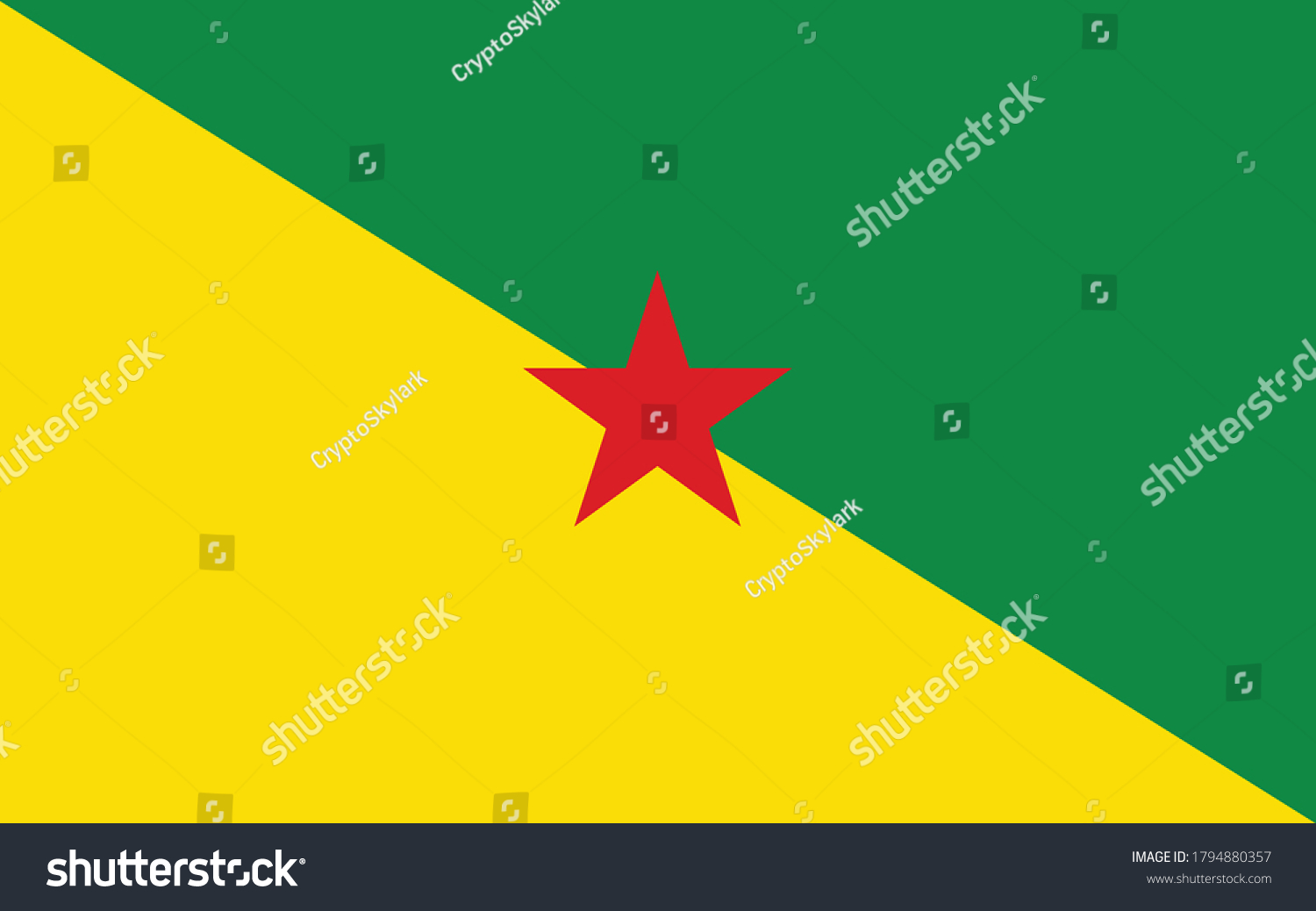SVG of French Guiana flag vector graphic. Rectangle Guyanese flag illustration. French Guiana country flag is a symbol of freedom, patriotism and independence. svg