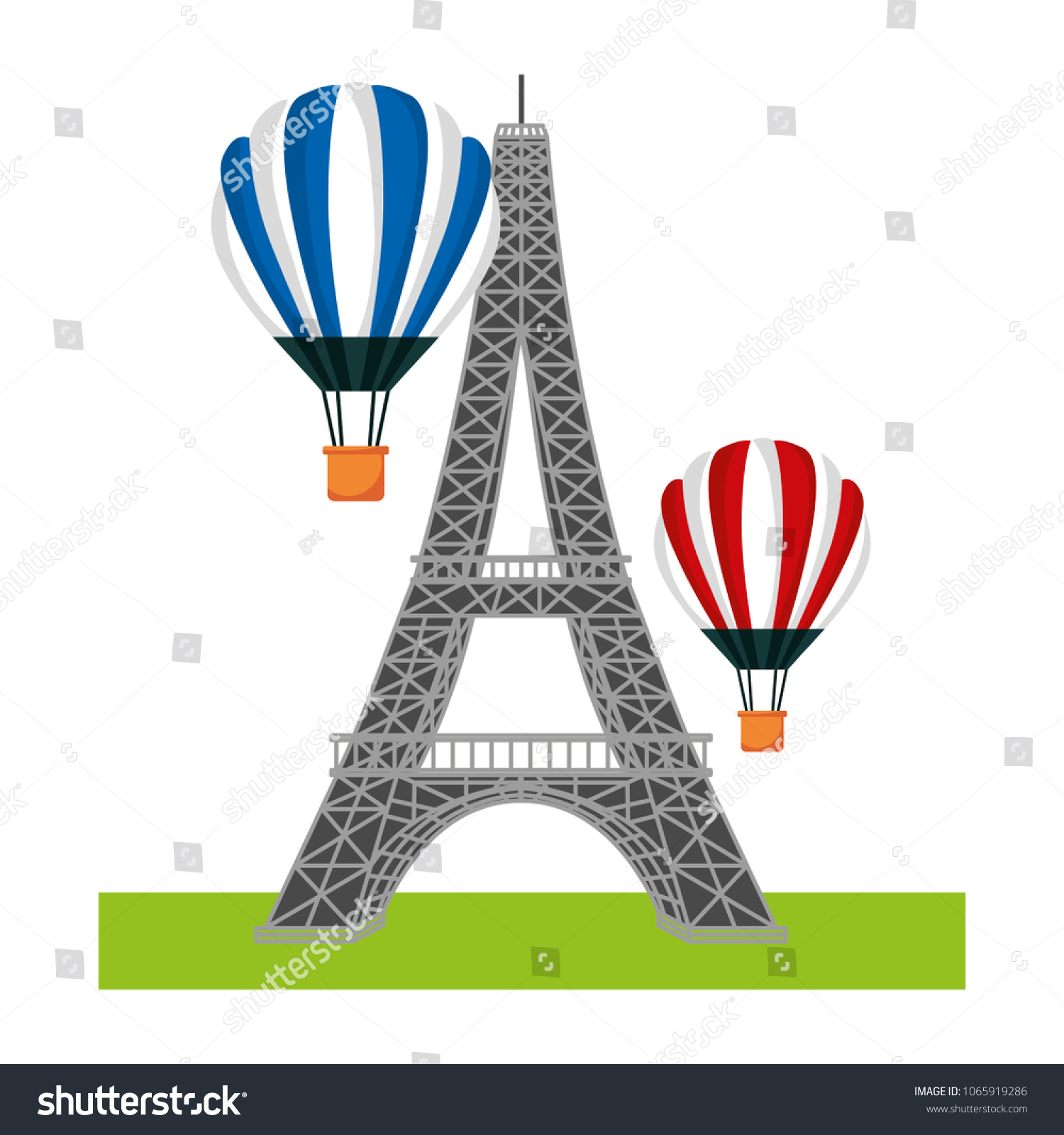 hot air balloon in french