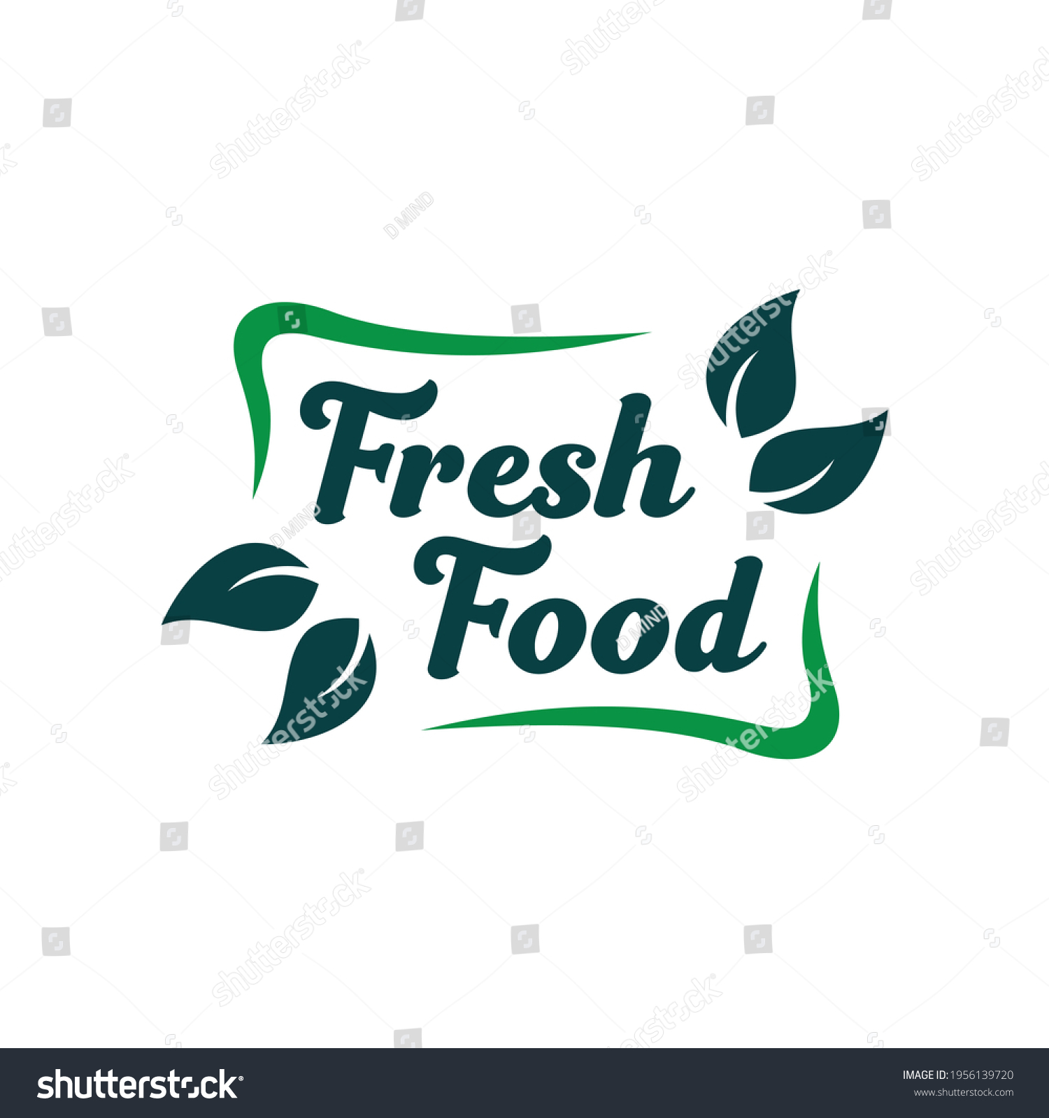 Fresh Food Product Logo Design Template Stock Vector (Royalty Free ...