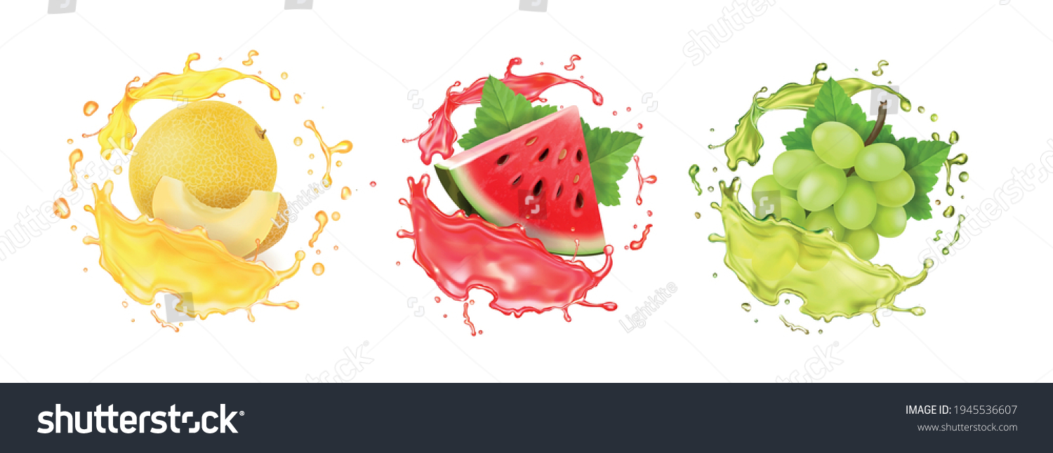 1,455 Melon splash Stock Vectors, Images & Vector Art | Shutterstock