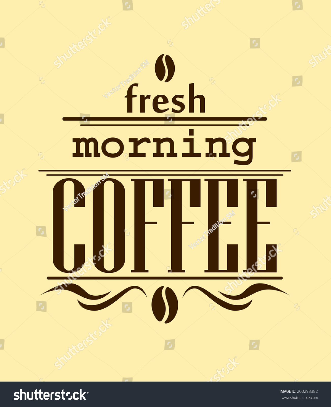 fresh morning coffee banner logo brown stock vector 200293382 fresh morning coffee banner logo brown stock vector 200293382