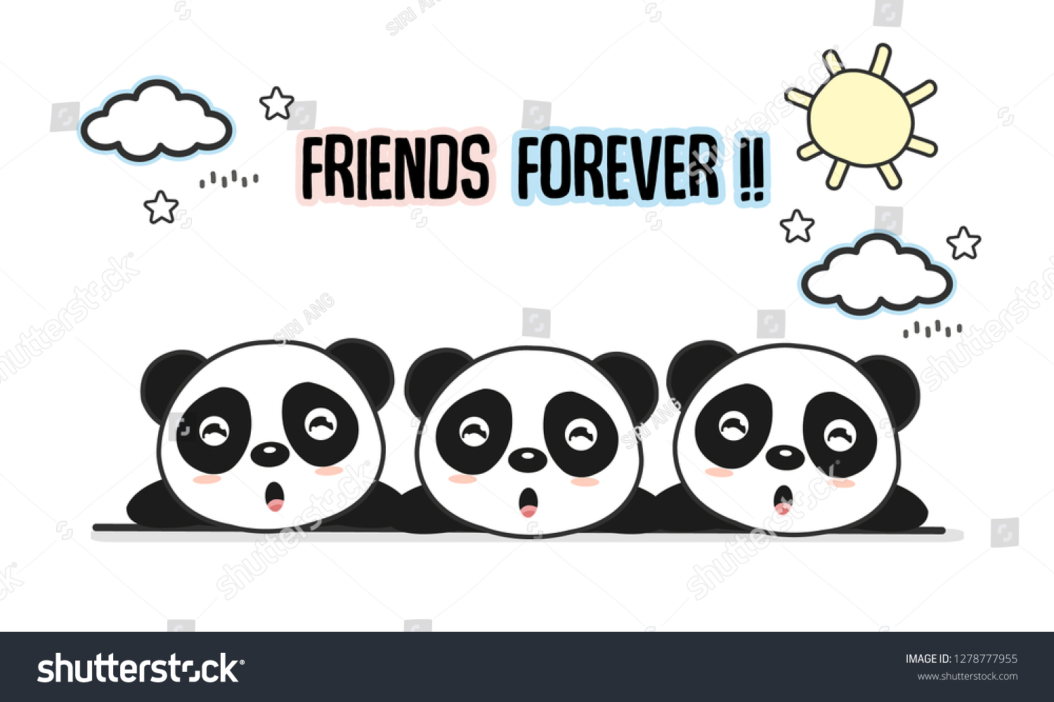 7 best friends forever images cartoon