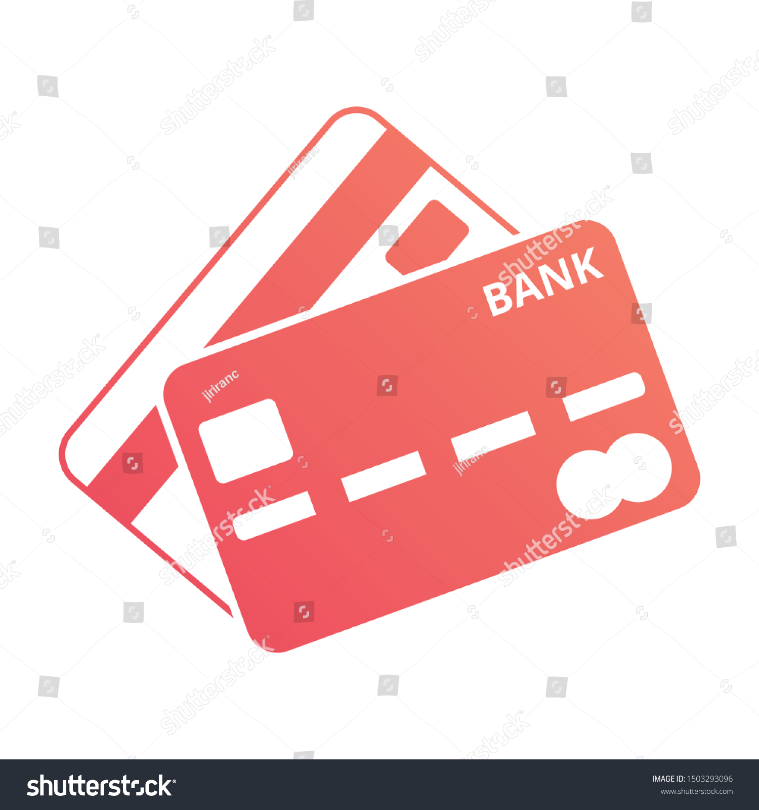 Front Back Credit Card Stock Vector (Royalty Free) 1503293096