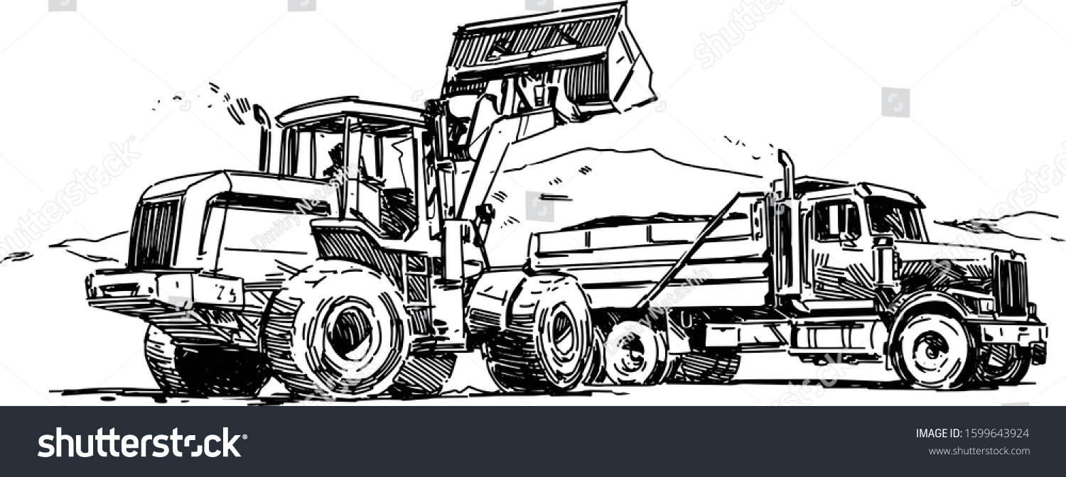 Loader Dump Truck Images Stock Photos Vectors Shutterstock