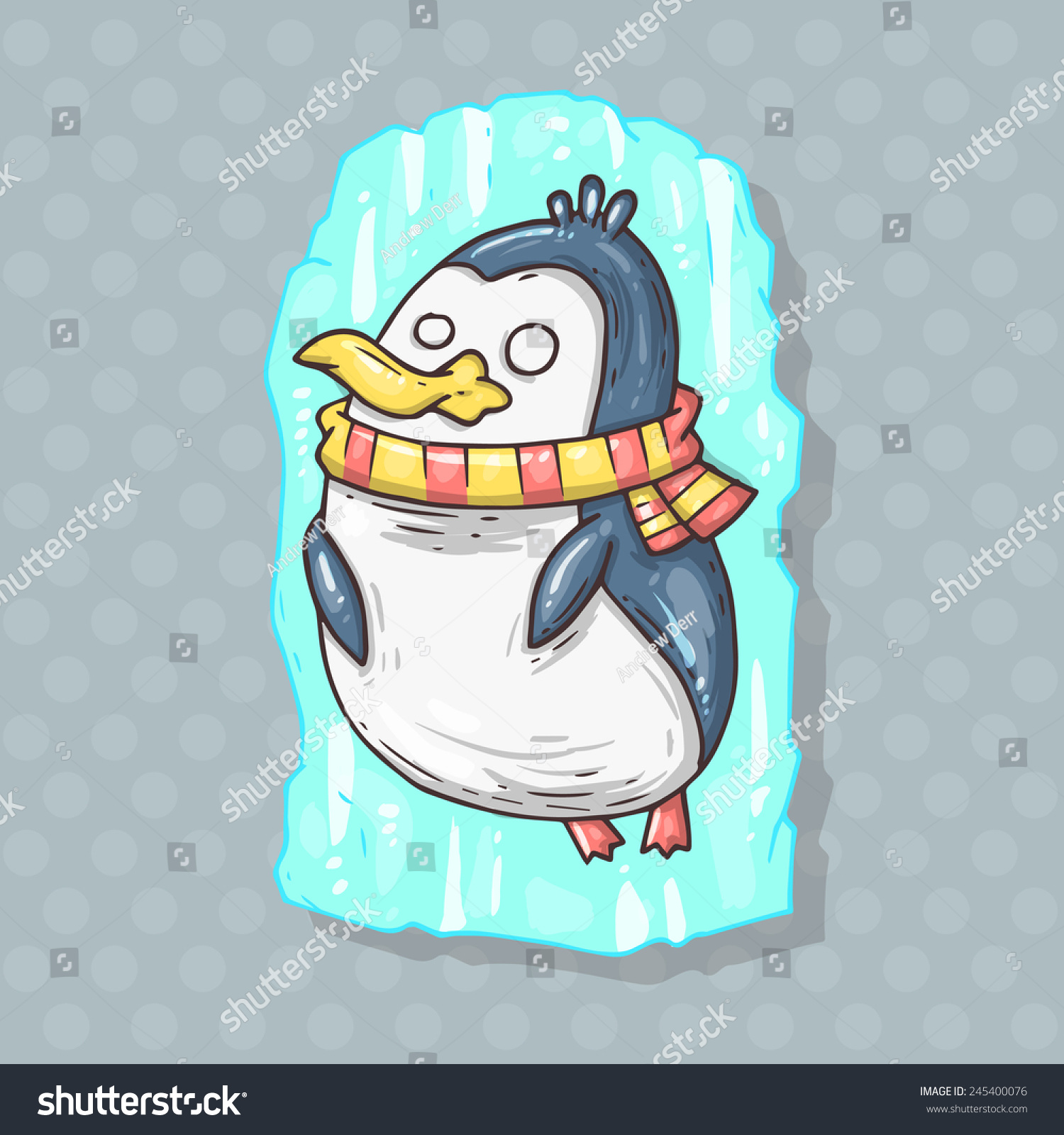 https://image.shutterstock.com/z/stock-vector-frozen-penguin-245400076.jpg