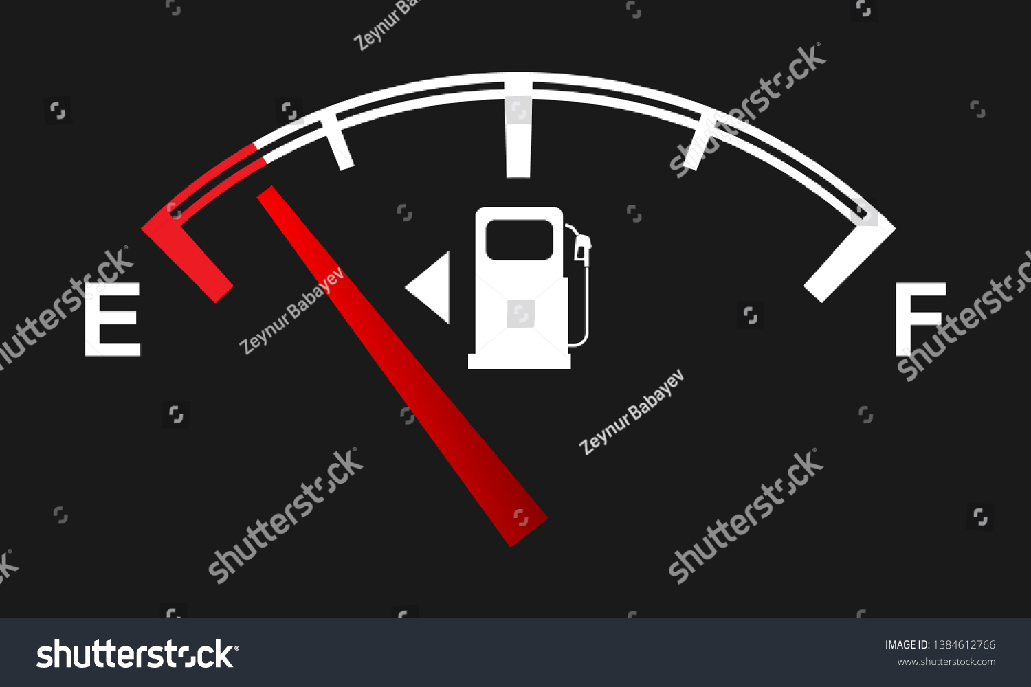 SVG of Fuel gauge for your design. Full and empty signs. Vector illustration. svg