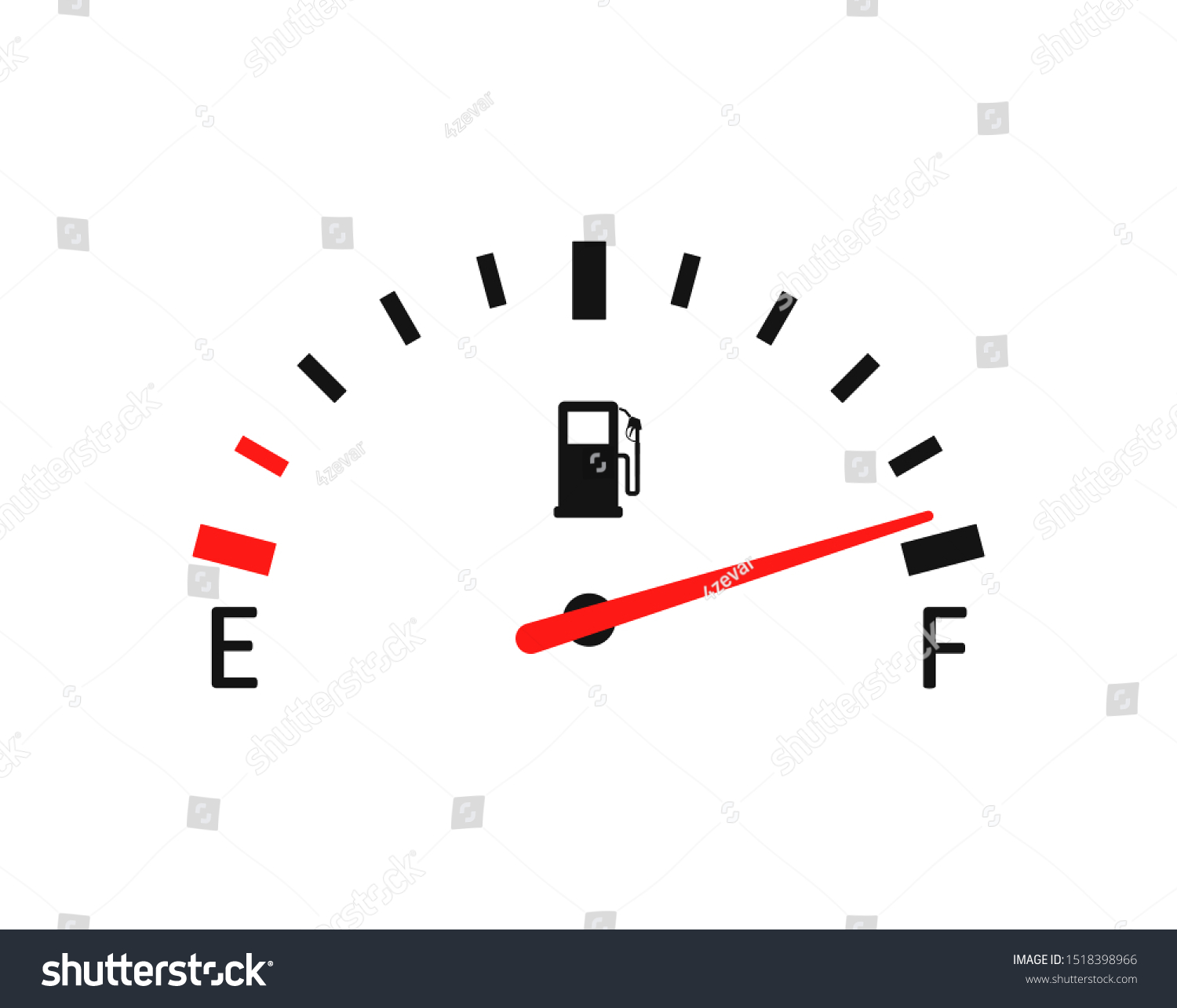 SVG of Fuel indicator vector icon vector illustration svg