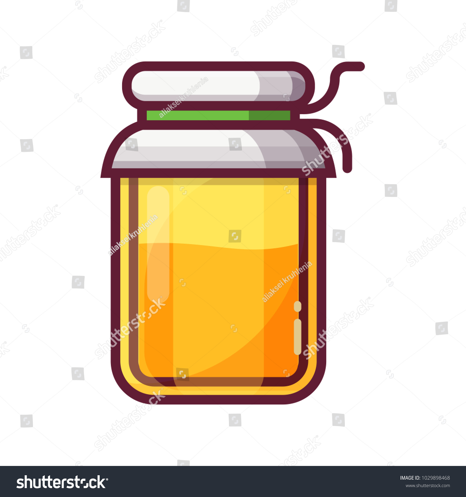 Download Full Honey Jar Icon Yellow Apricot Stock Vector Royalty Free 1029898468 PSD Mockup Templates