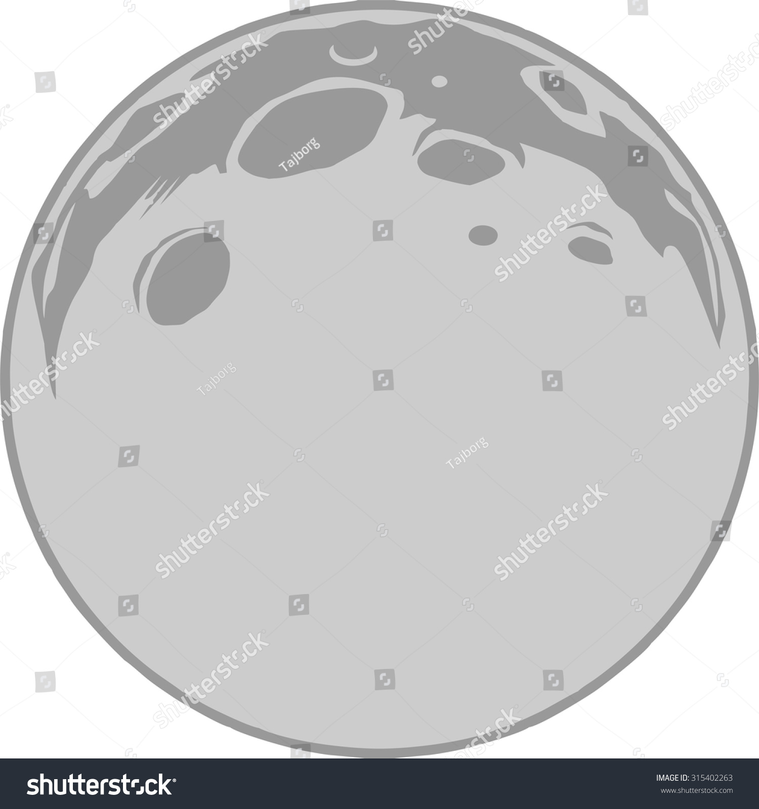 moon crater clipart - photo #26