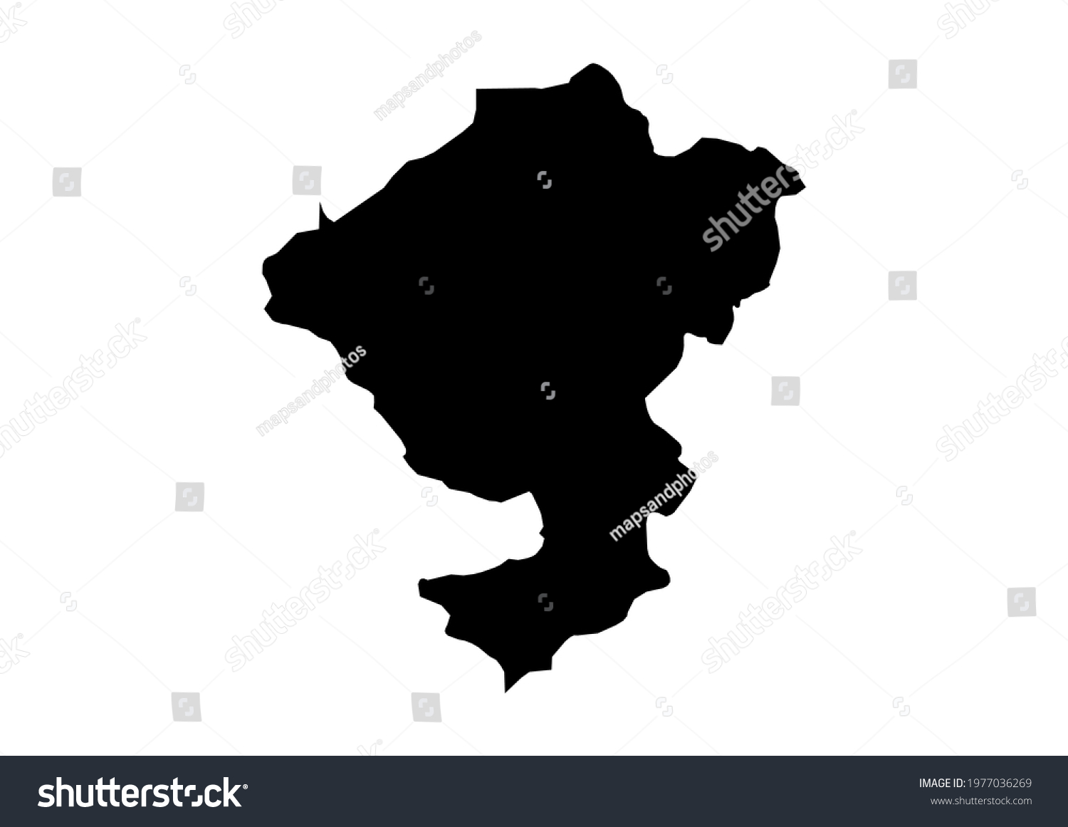 Fully Editable Detailed Vector Map Comayaguadepartamento Stock Vector ...