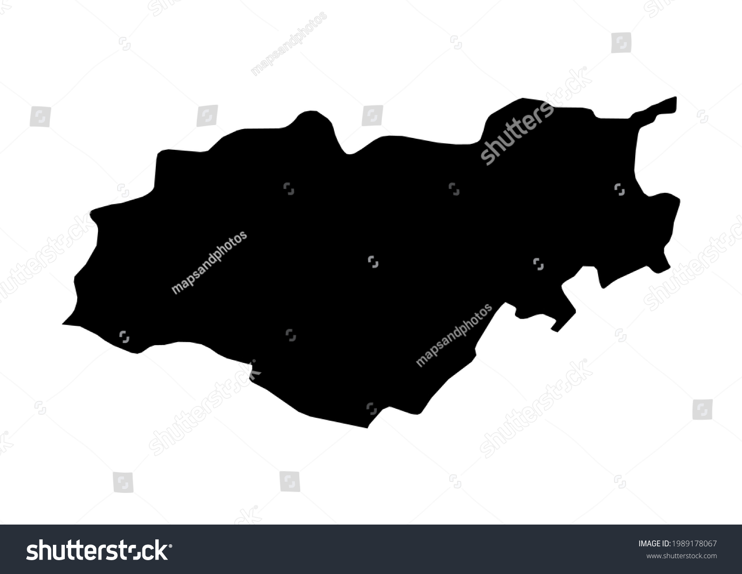 Fully Editable Detailed Vector Map Kabardinbalkarkabardinobalkarskaya ...