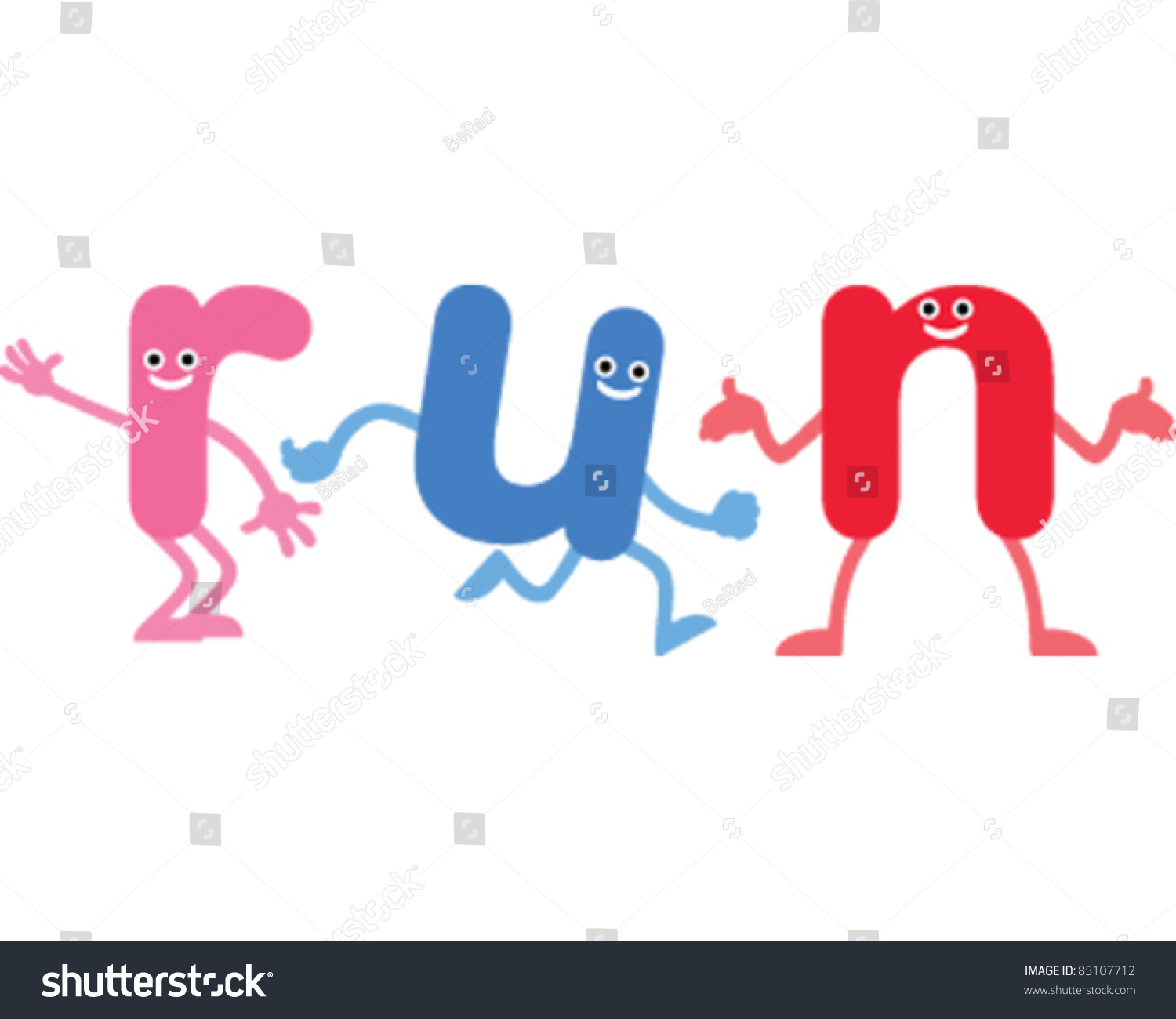 fun-run-word-stock-vector-royalty-free-85107712-shutterstock