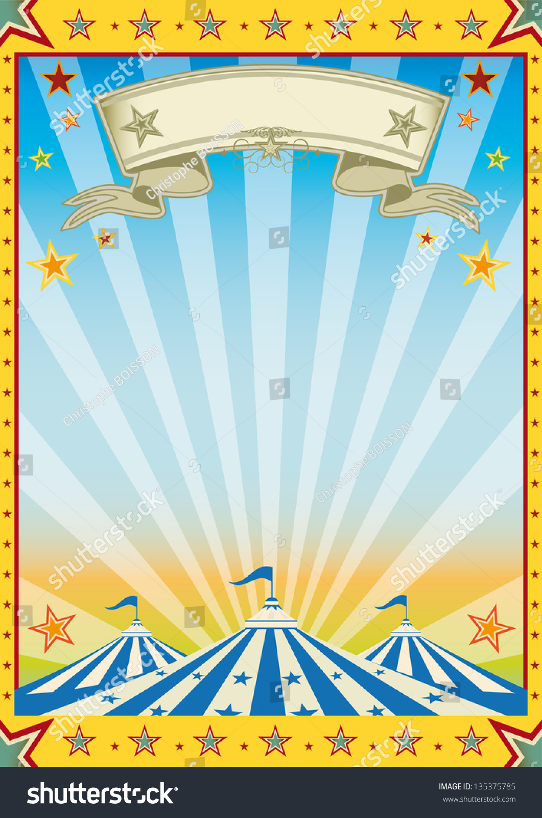 Fun Yellow Circus Color Sun Party. A New Color Circus Background Stock ...